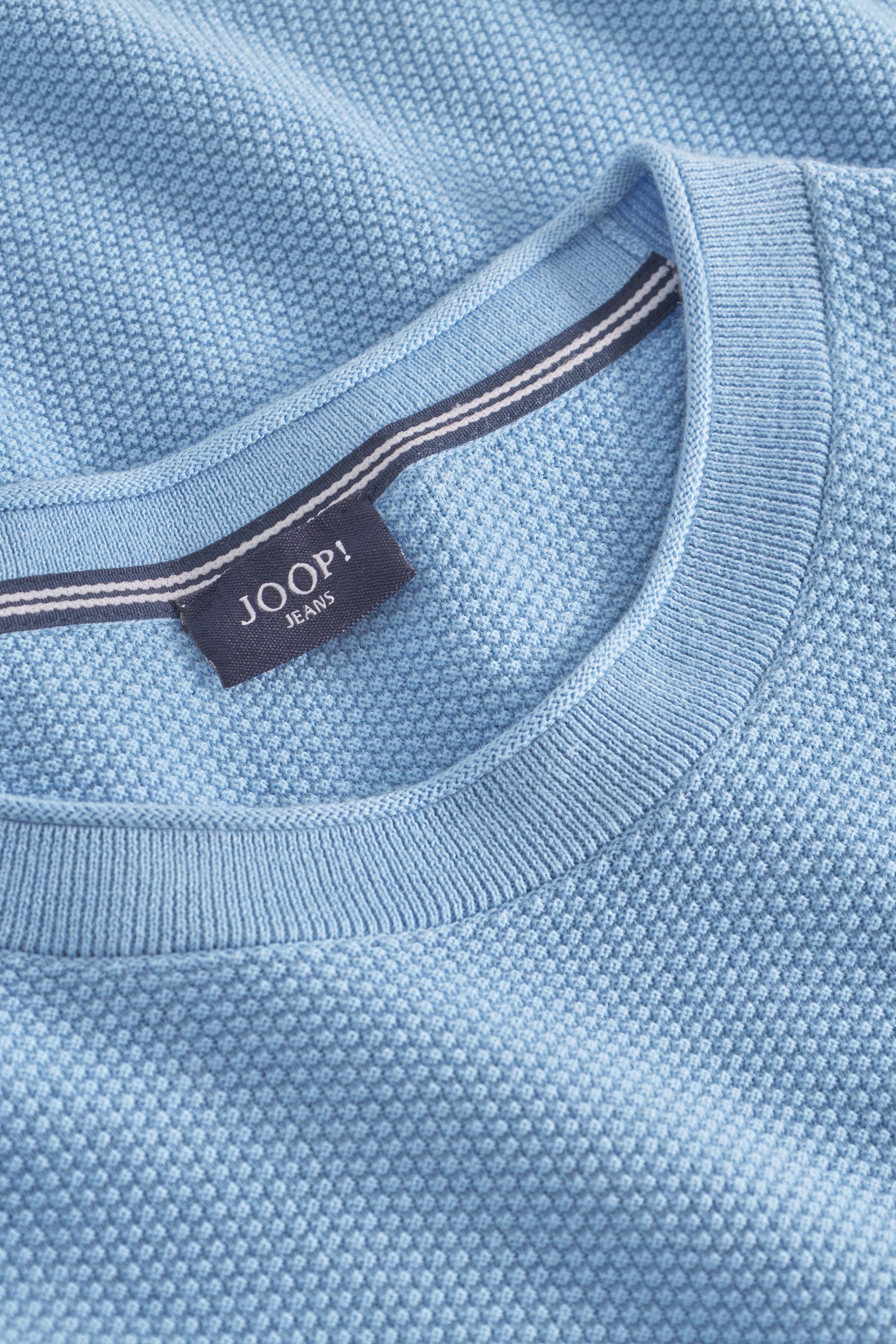 Joop Jeans Trui met ronde hals Hajon elastische band ronde hals