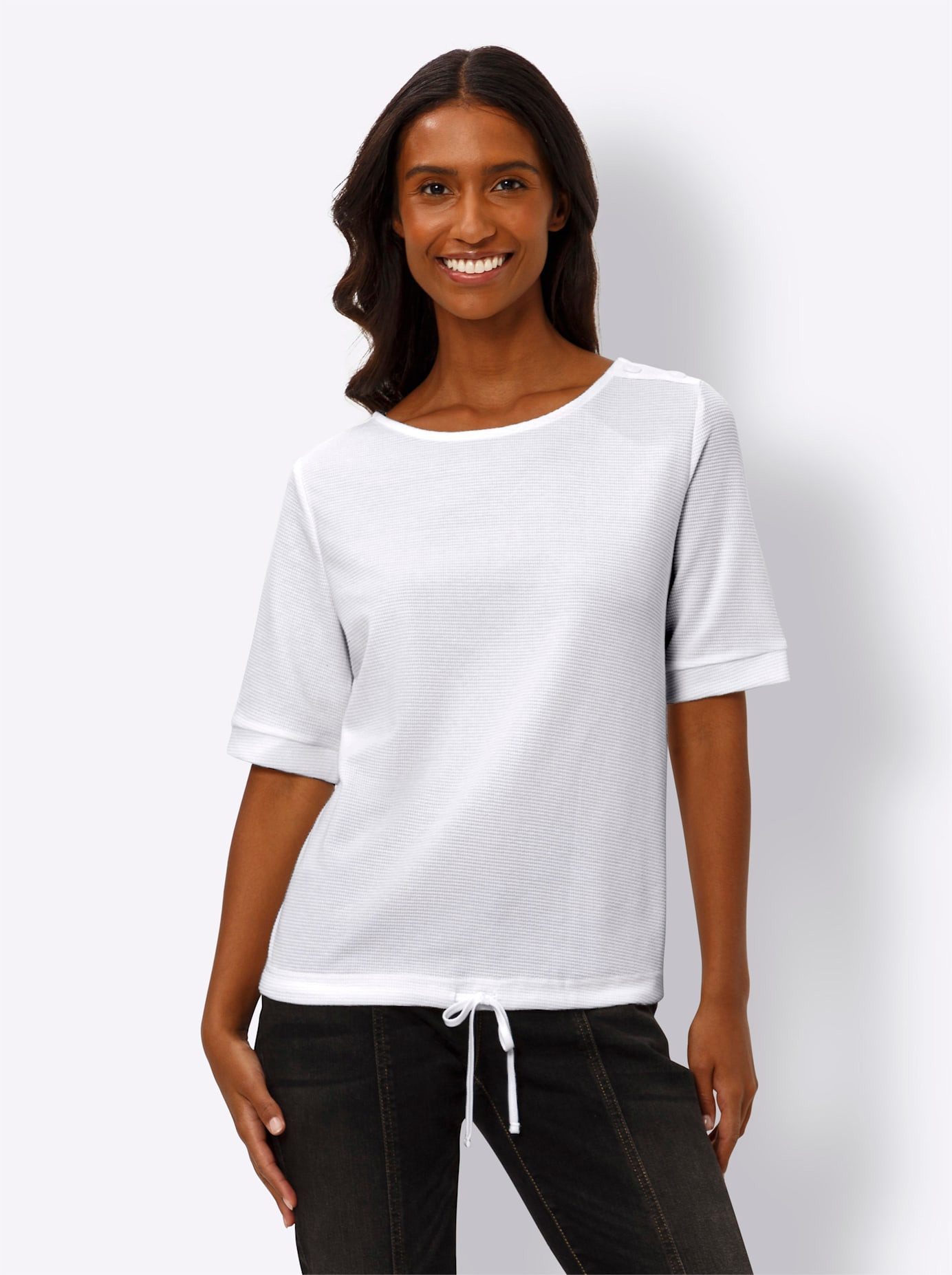 heine Shirt met ronde hals Shirt (1-delig)
