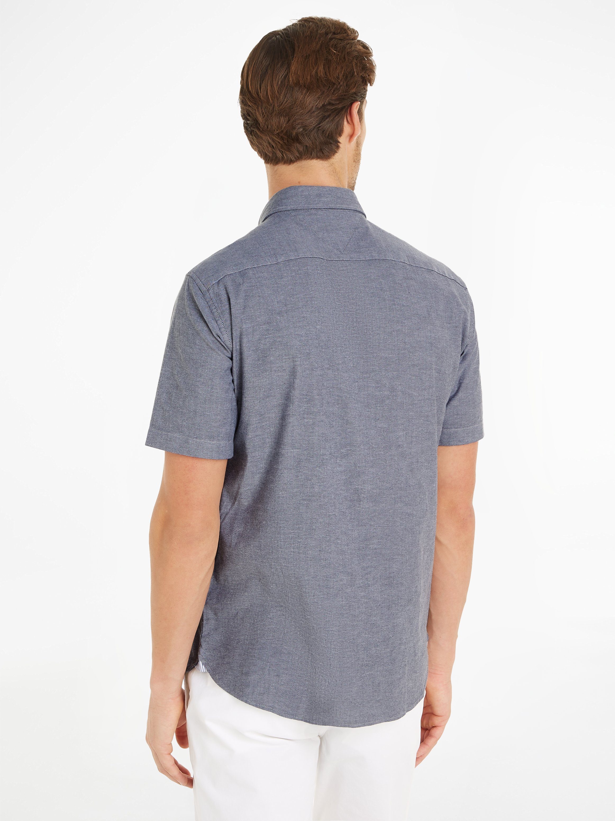 Tommy Hilfiger Overhemd met korte mouwen 1985 FLEX OXFORD RF SHIRT