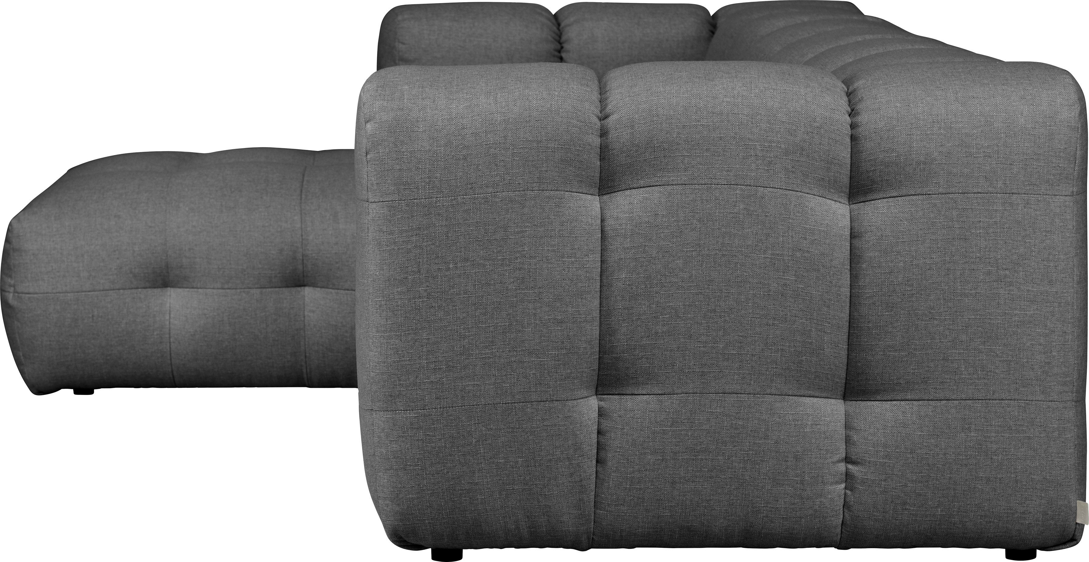 LeGer Home by Lena Gercke Hoekbank TALISHA L-vorm designerbank, moderne quilt, B/D/H: 276/178/75 cm