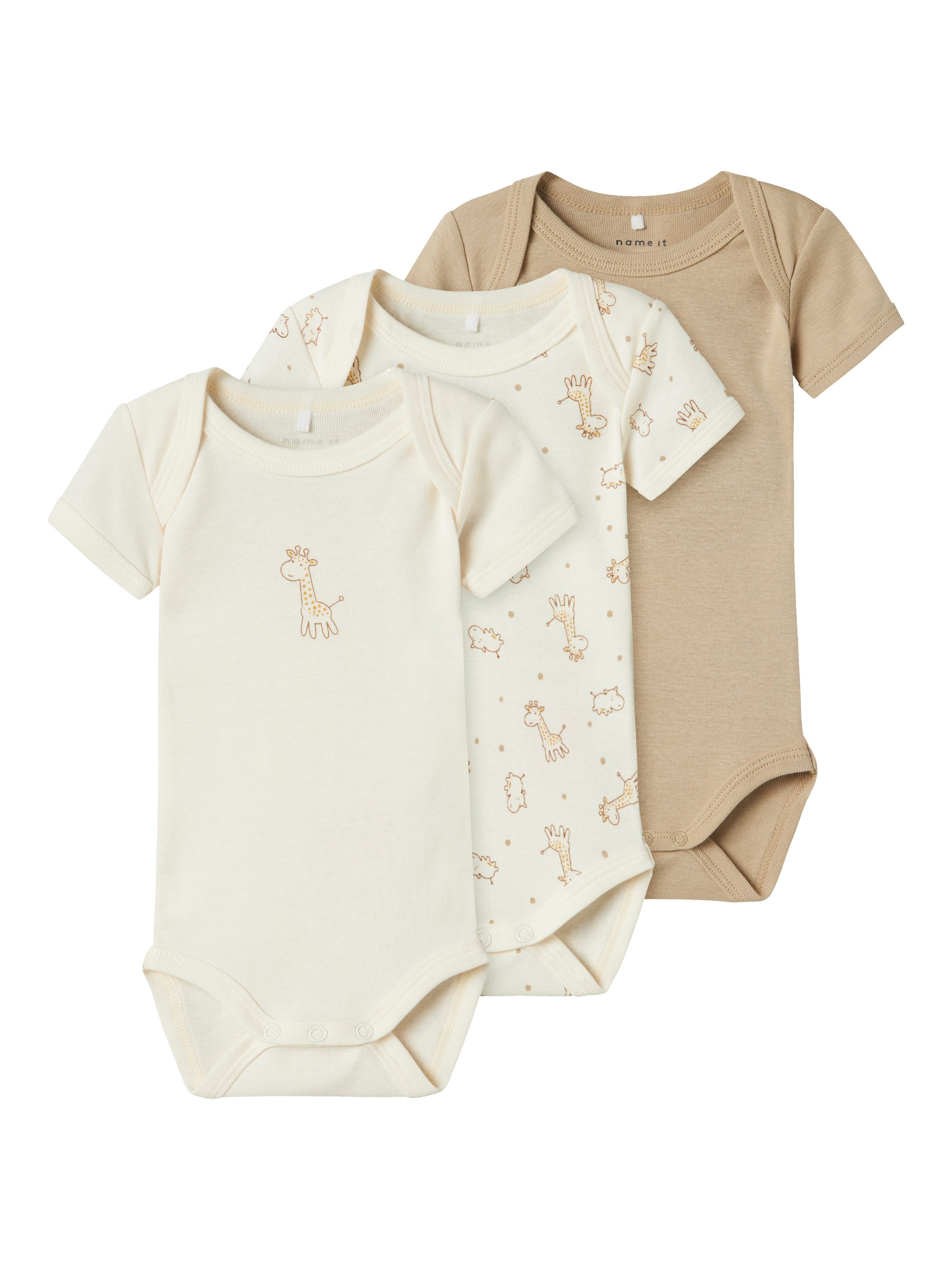 Name It Body NBNBODY 3P SS JET STREAM GIRAFFE NOOS (set, 3-delig)