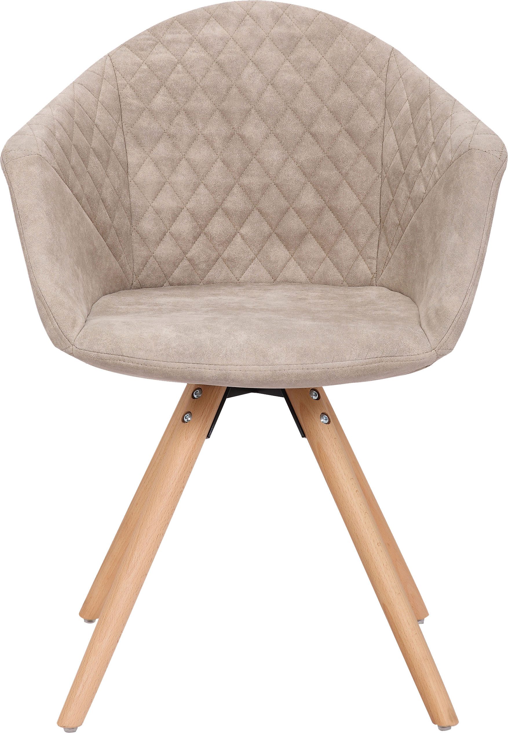 Kayoom Stoel Chadwick 110 2-delige set, stijlvol design, in natuurlijke kleuren gehouden (set, 2 stuks)