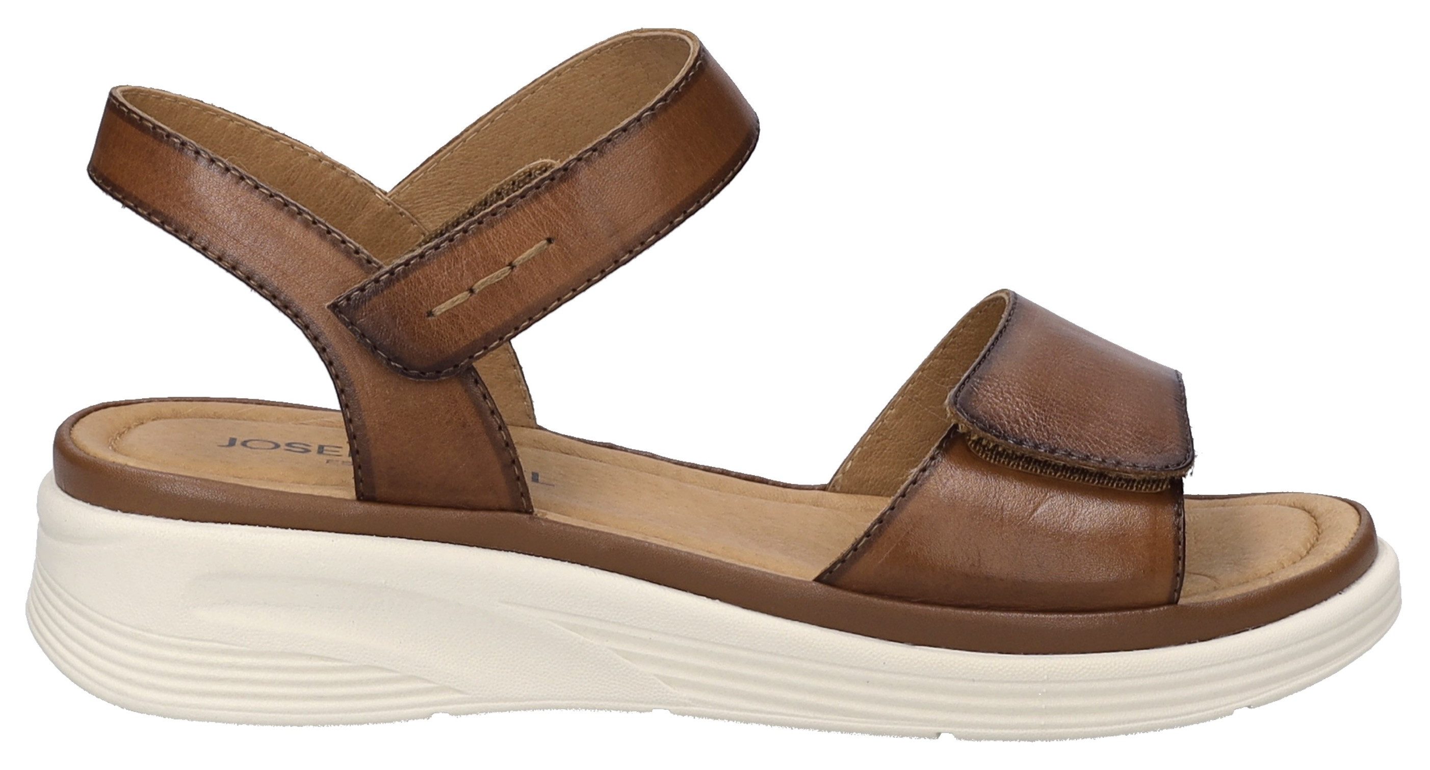 Josef Seibel Sandalen Sevran 01 , vrijetijdsschoen, sleehak sandaal met klittenbandsluiting