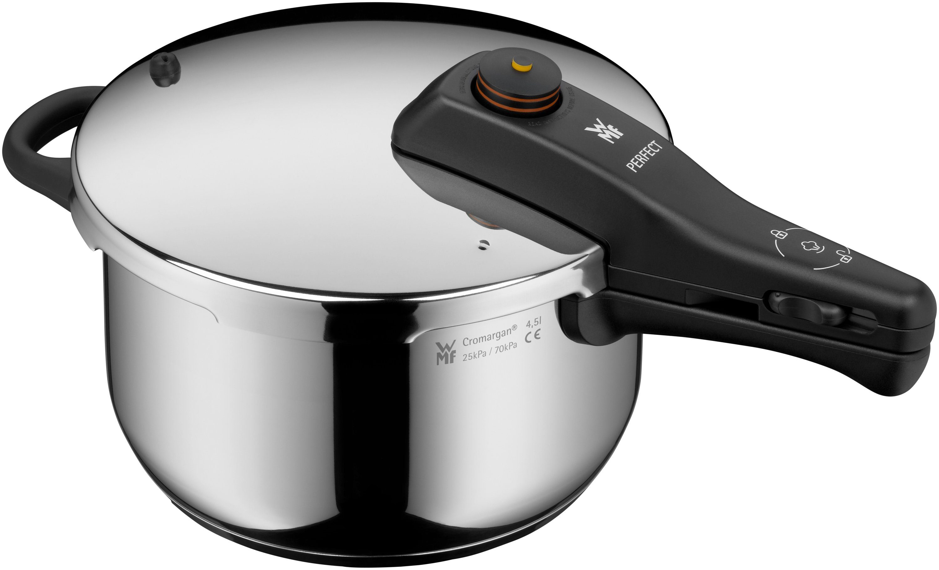 WMF Snelkookpan Perfect Afneembare dekselgreep (set, 2-delig)