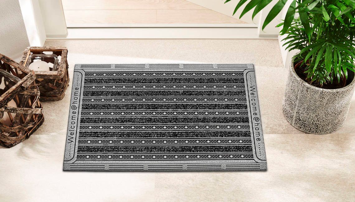 Home2Fashion Mat GridClean HomeXL Inloopmat, robuust & slijtvast, geschikt voor binnen en buiten