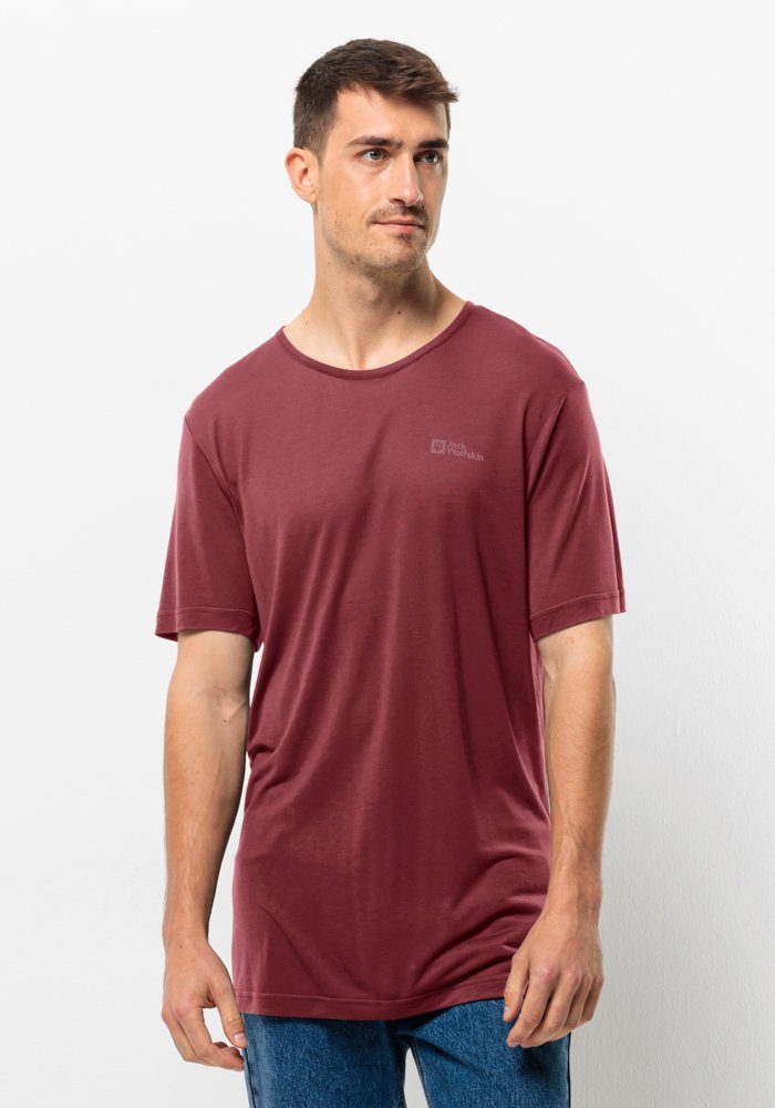 Jack Wolfskin T-shirt MOLA T M heren t-shirts maat XL (54/56) rood