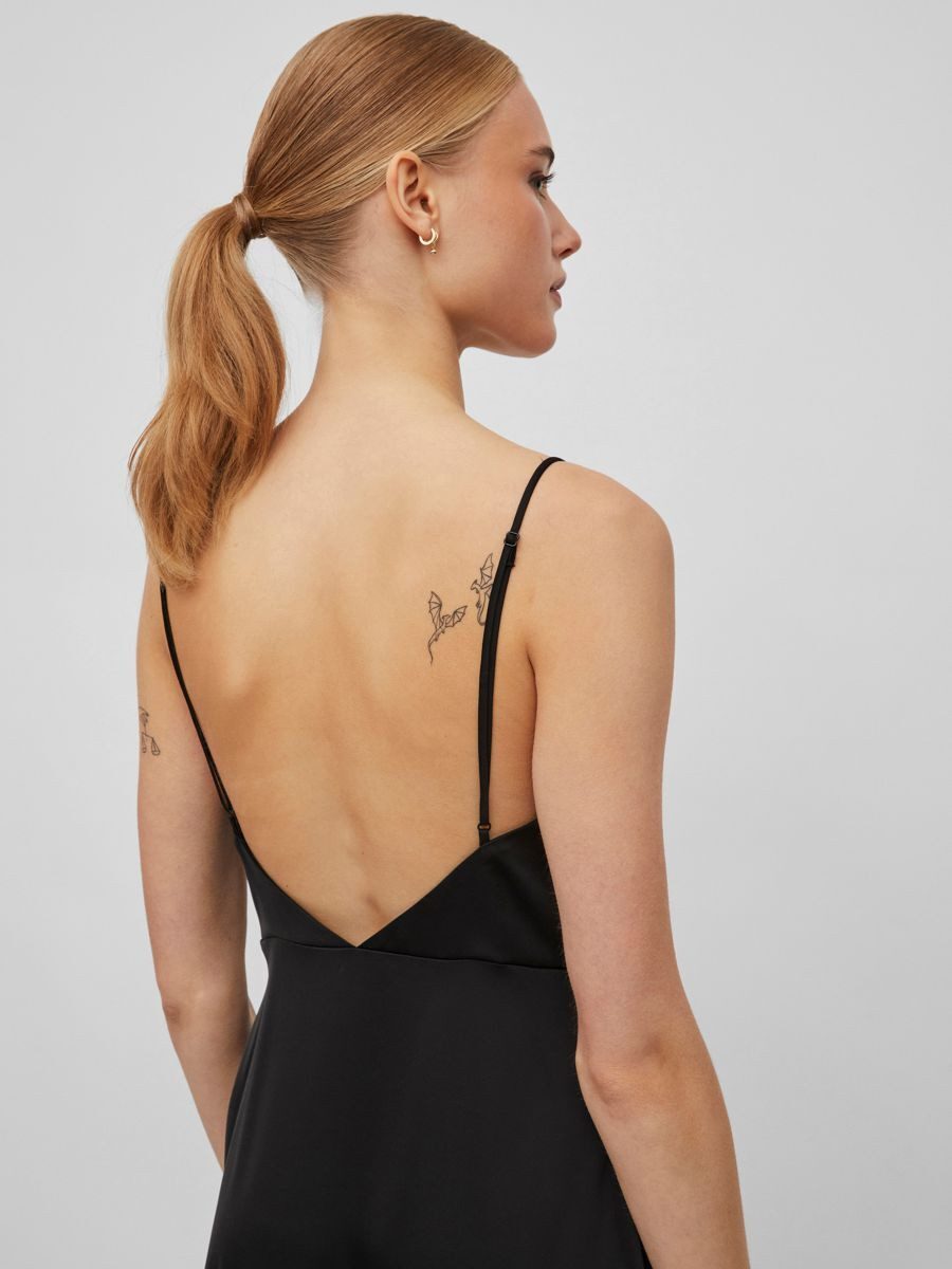 Vila Jurk met bandjes VIRAVENNA STRAP ANKLE DRESS - NOOS