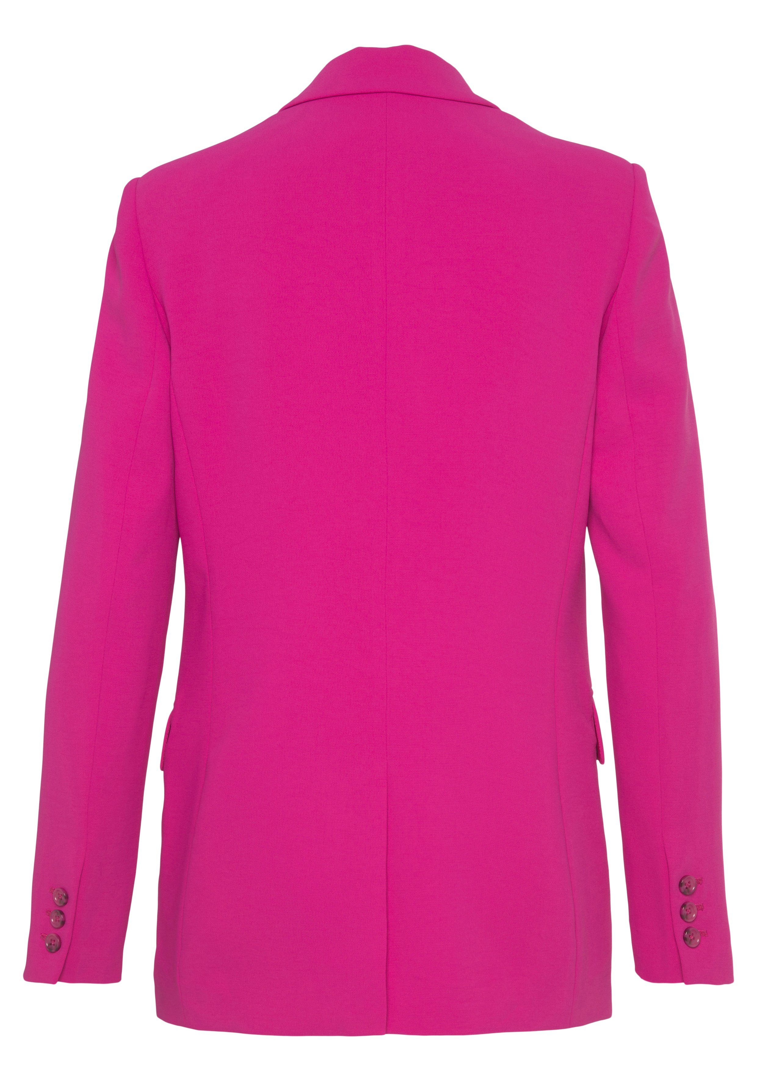 Lascana Lange blazer met reverskraag en split achter damesblazer elegant-chic
