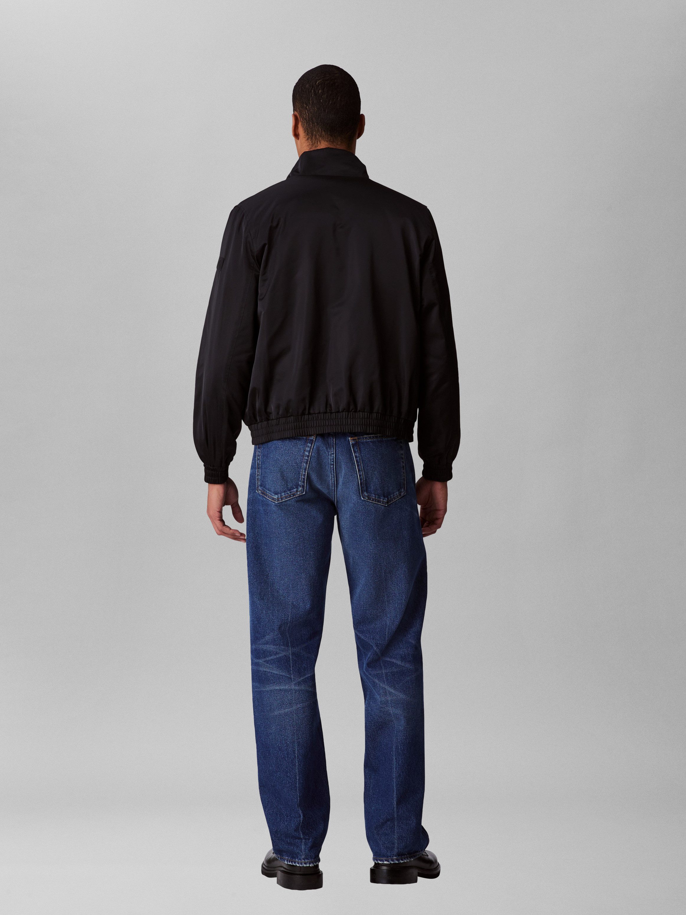 Calvin Klein Bomberjack LS PADDED HARRINGTON JACKET Met ronde hals met staande kraag