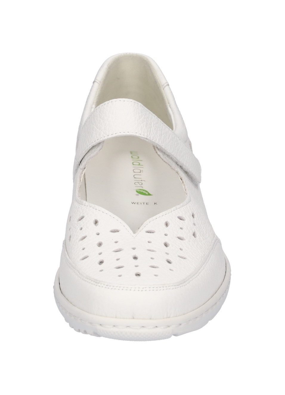 Waldläufer Ballerina's met riempje KYA , lage schoen, comfort schoen, perforatiepatroon, comfortbreedte k (= extra breed)