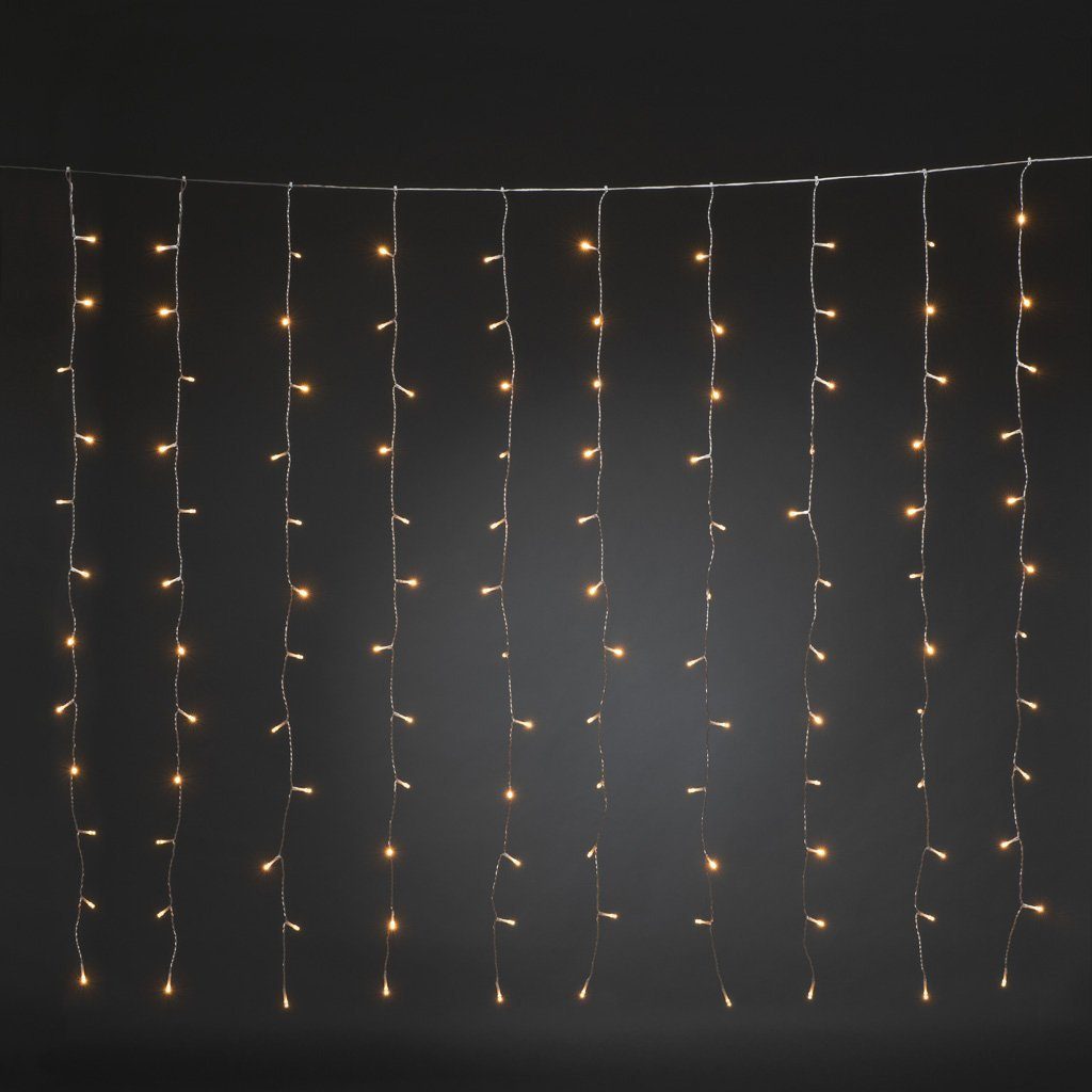 KONSTSMIDE Led-lichtgordijn Kerst versiering 120 amberkleurige diodes