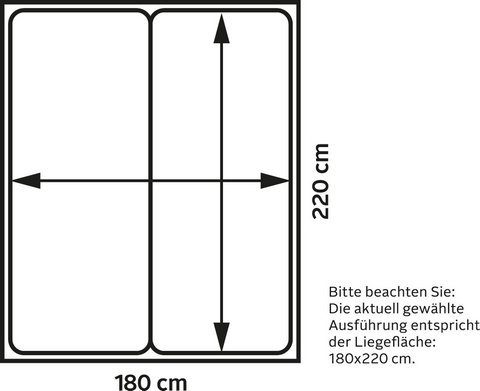 Westfalia Polsterbetten Gestoffeerd bed