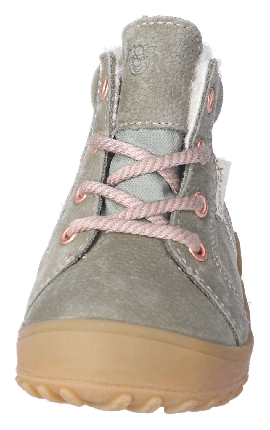 PEPINO by RICOSTA Babyschoentjes Dusty WMS: wijd Babystiefel, winterlaars, veterschoen met verwarmende schapenwol