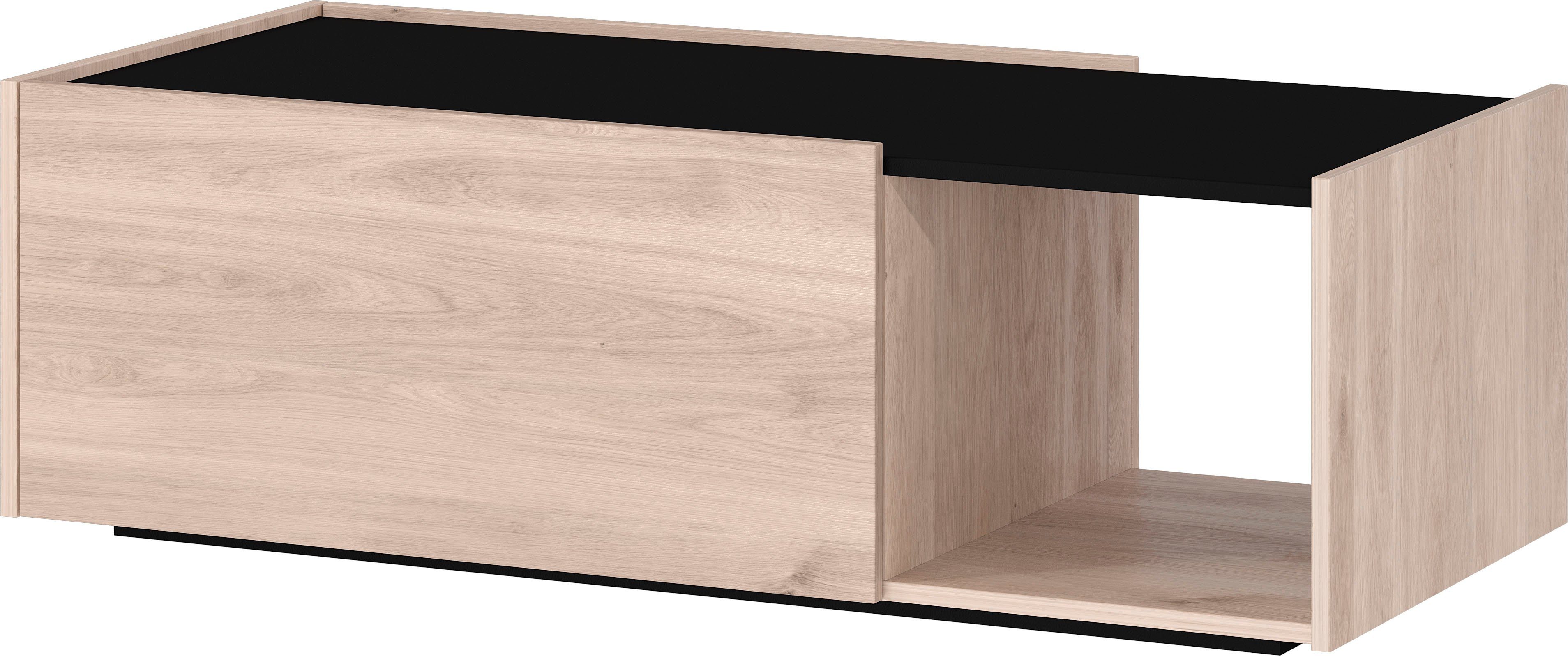 GERMANIA Salontafel Cantoria met een open en een gesloten vak, greeploos design