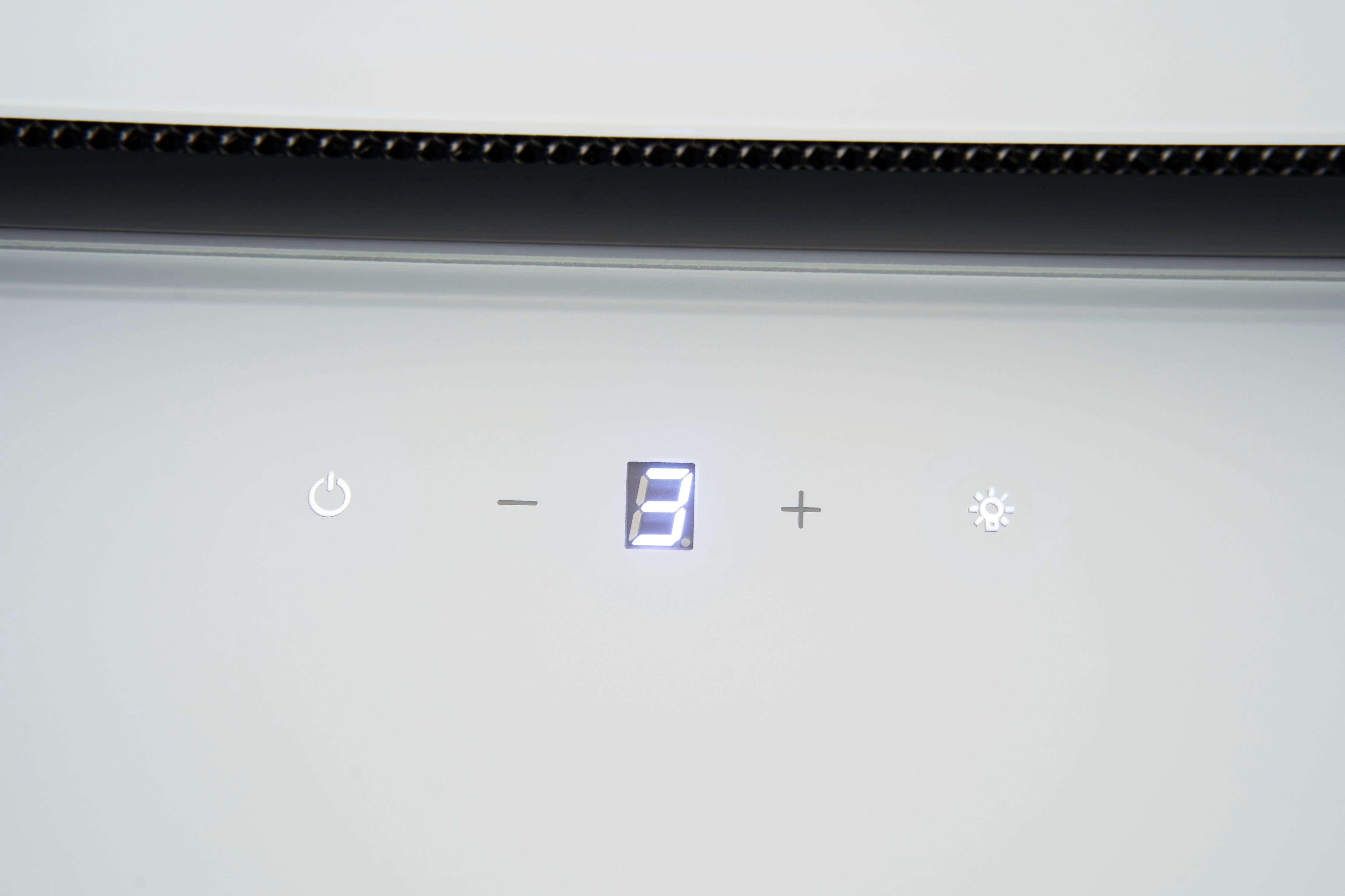 RESPEKTA Schuine wandkap CH 66038-90 90 cm, 3 vermogensniveaus, led-verlichting, geschikt voor afzuiging en recirculatie