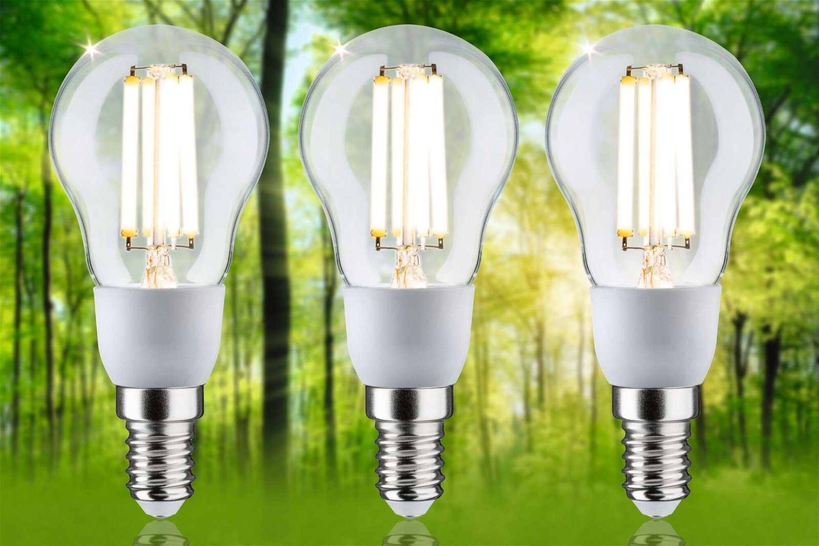 Paulmann Led-verlichting Eco-Line 3-pack druppel 525lm 2,5W 3000K helder 230V