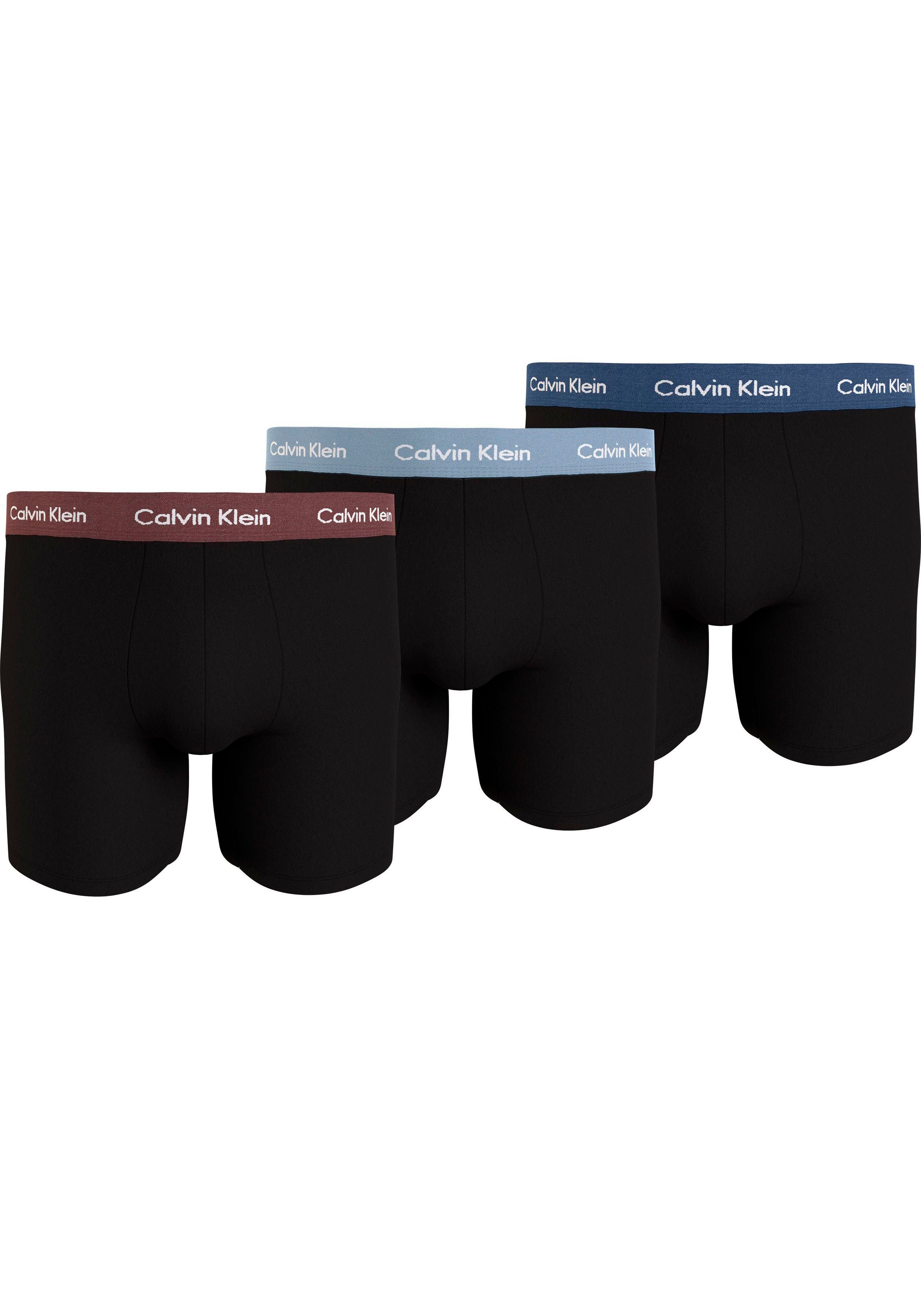 Calvin Klein Underwear Broek met elastische band met label in een set van 3 stuks