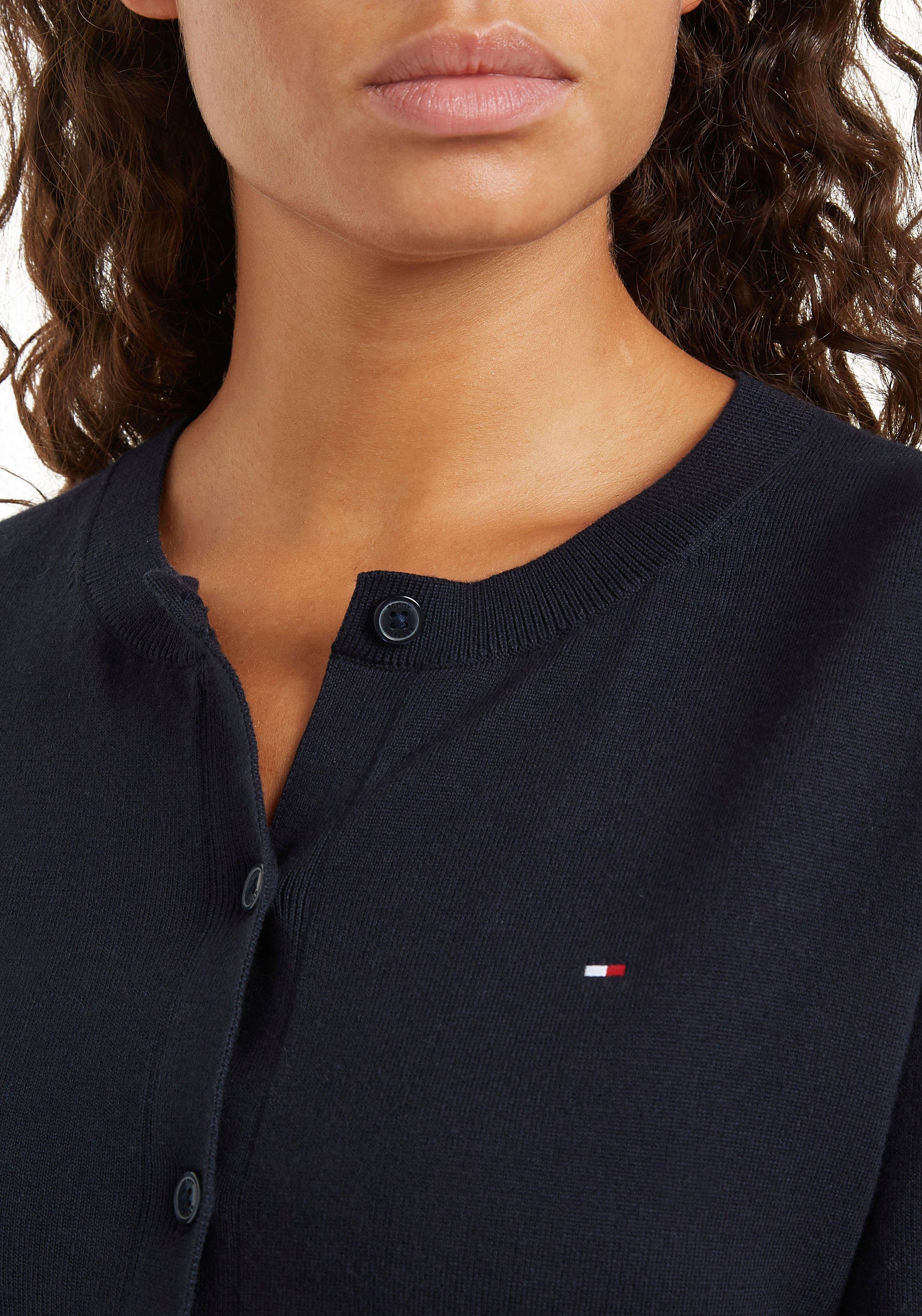Tommy Hilfiger Cardigan CO JERSEY STITCH CARDIGAN