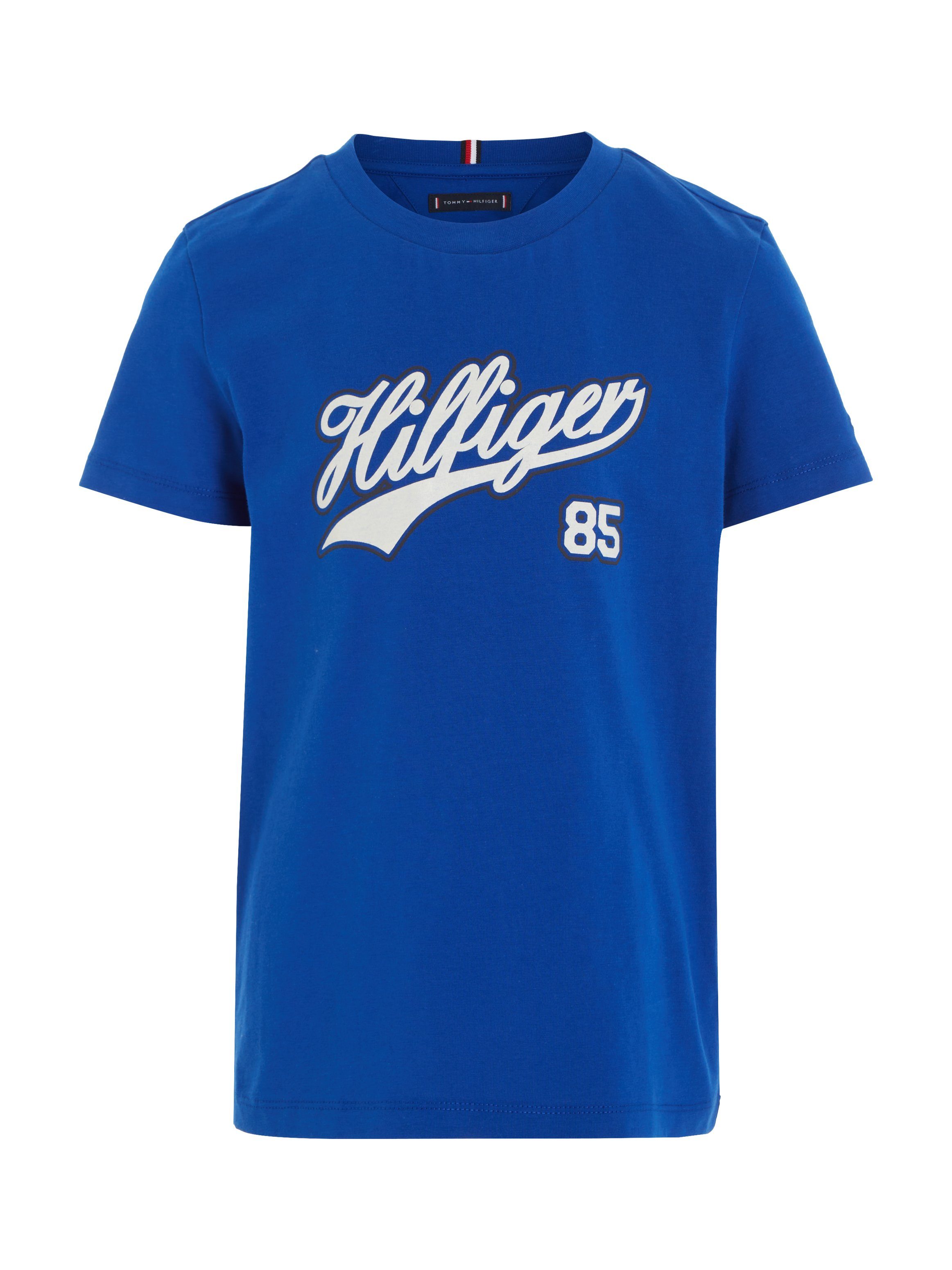 Tommy Hilfiger T-shirt HILFIGER SCRIPT TEE S/S met groot logo-opschrift