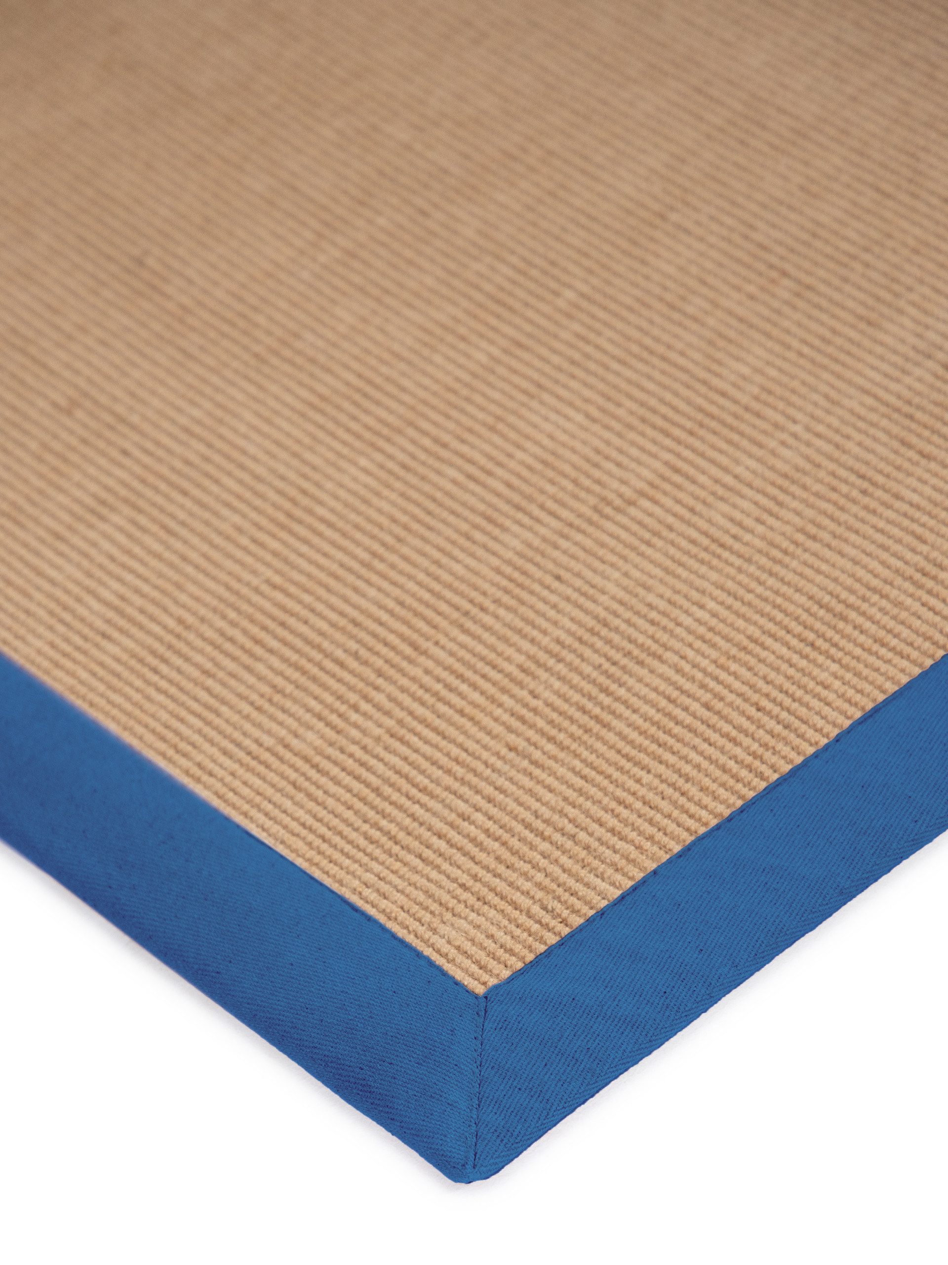 carpetfine Loper Sisal met gekleurd randdessin, antislip achterzijde