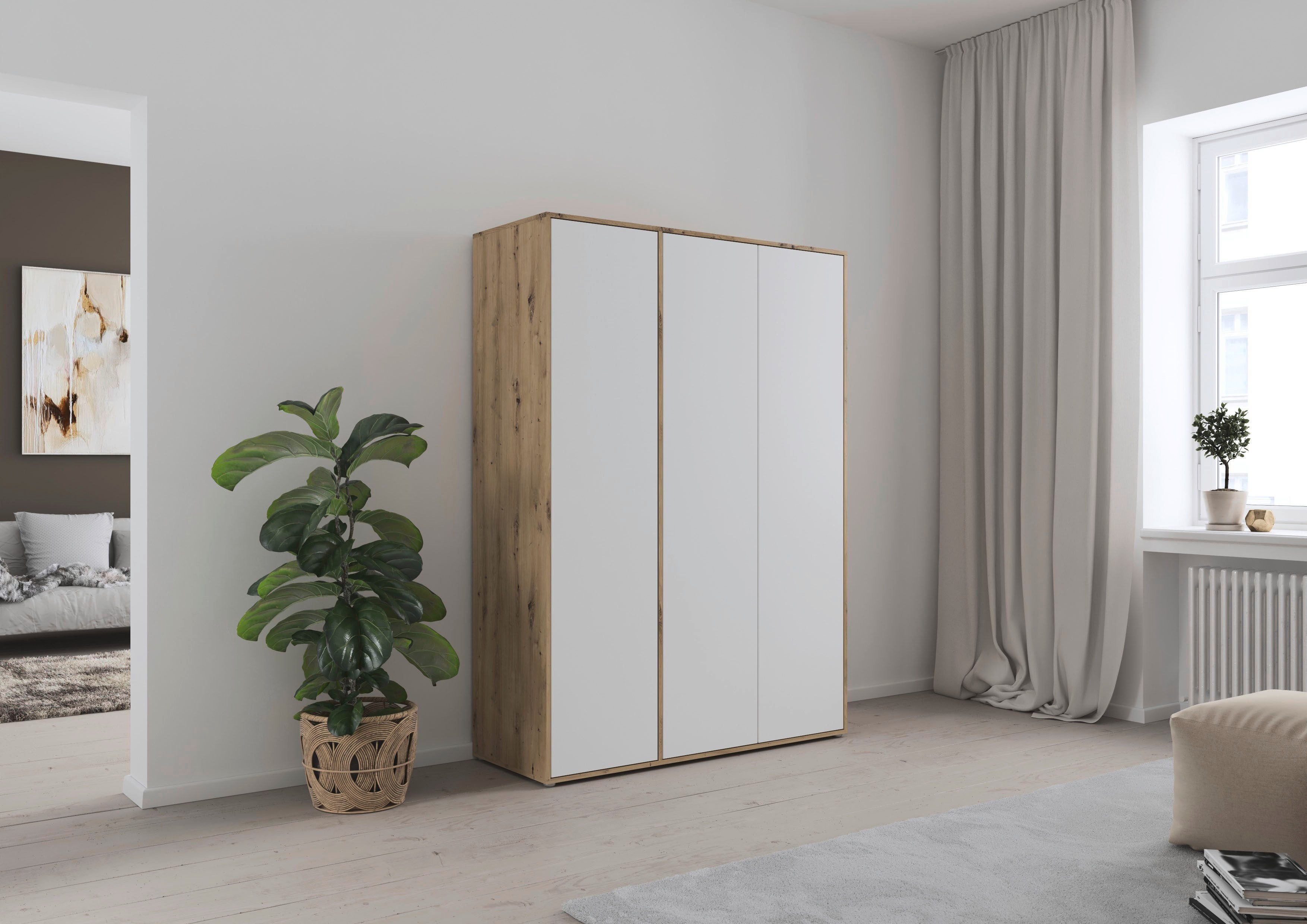 rauch Draaideurkast Kledingkast Kast Garderobe Wasmand NABILA veel Opbergruimte in 2 breedtes met push-to-open functie bestseller made in germany