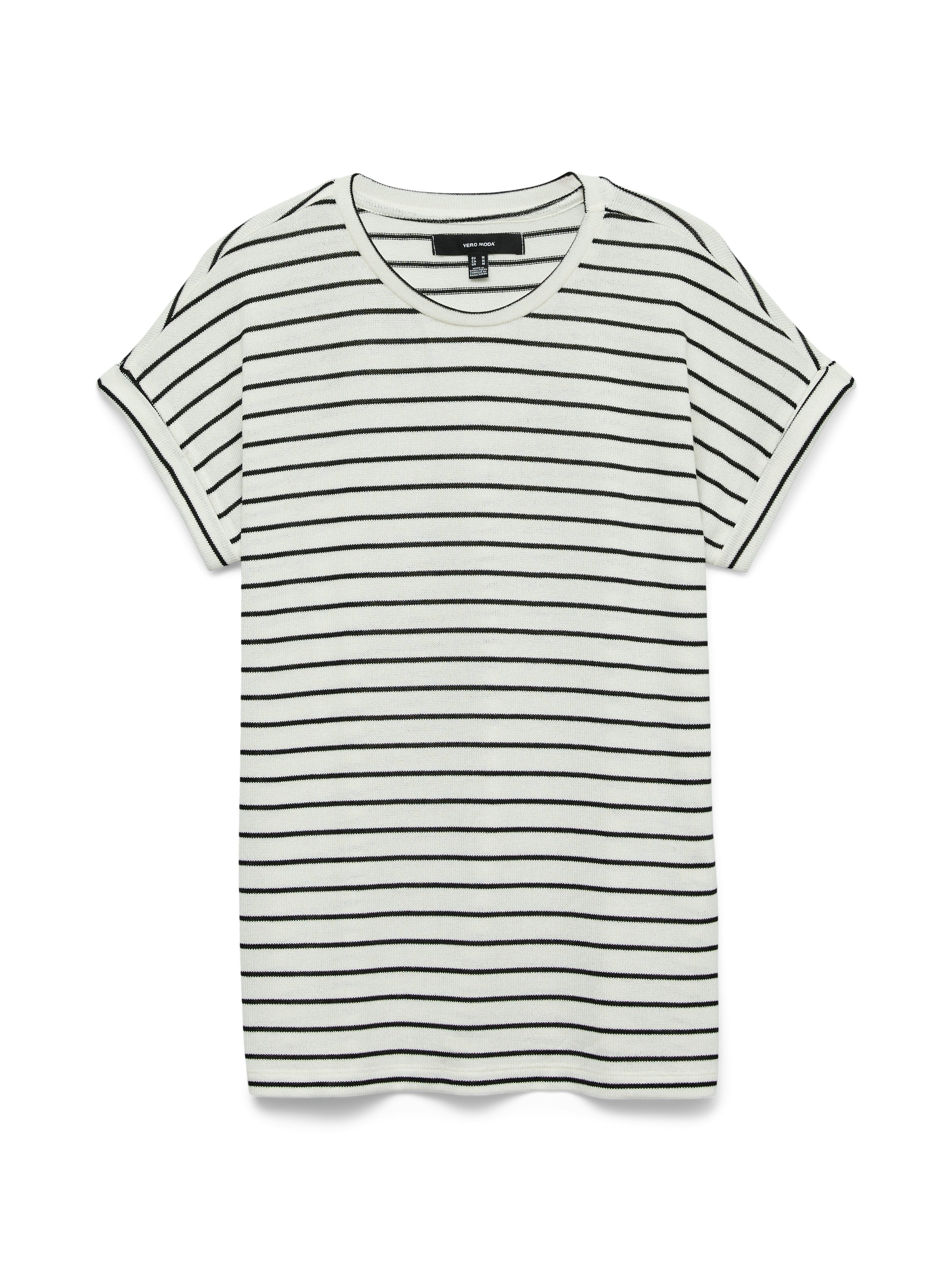 Vero Moda Trui met korte mouwen VMBRIANNA SS O-NECK PULLOVER BOO REP