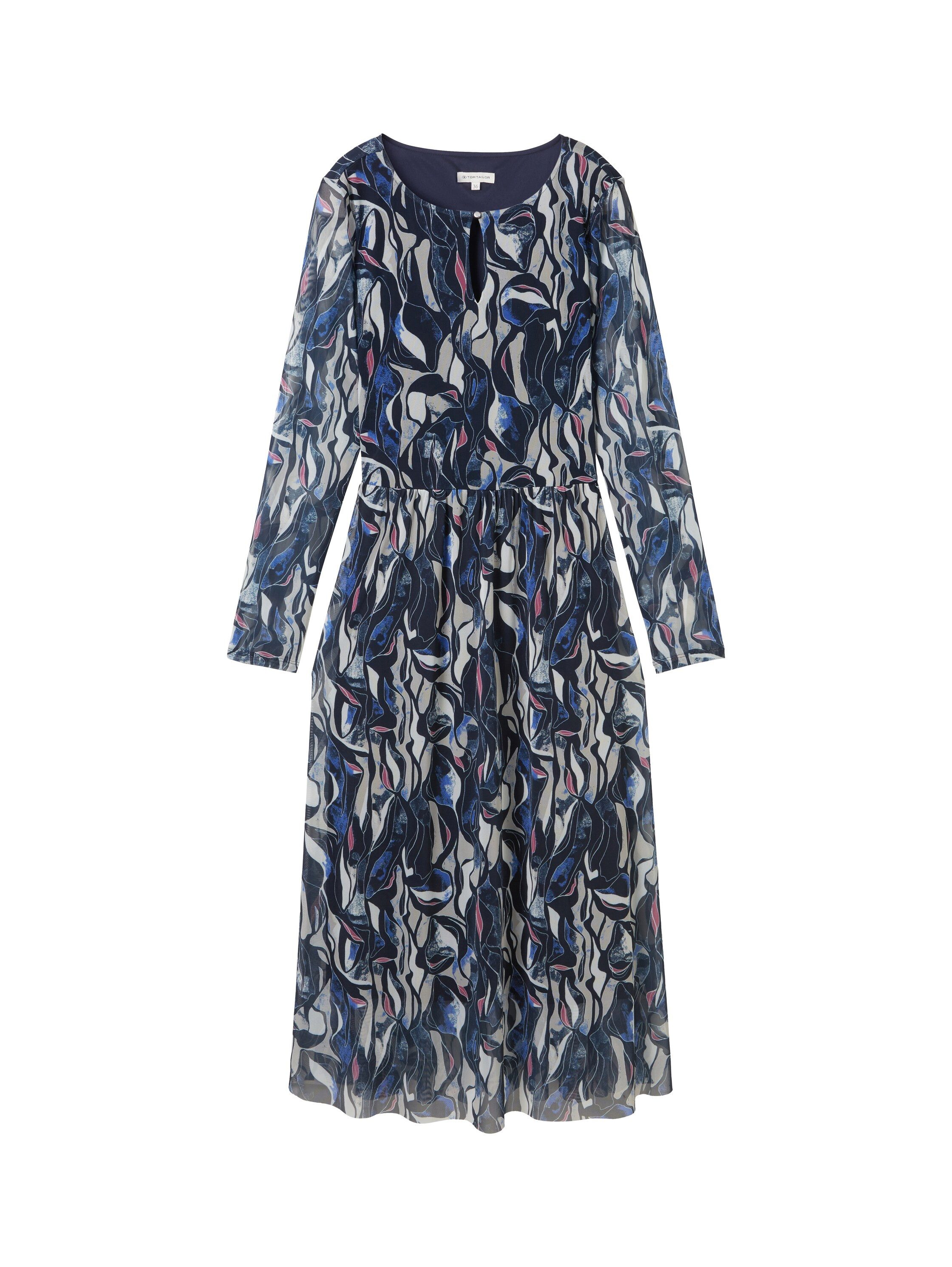 Tom Tailor Meshjurk met patroon