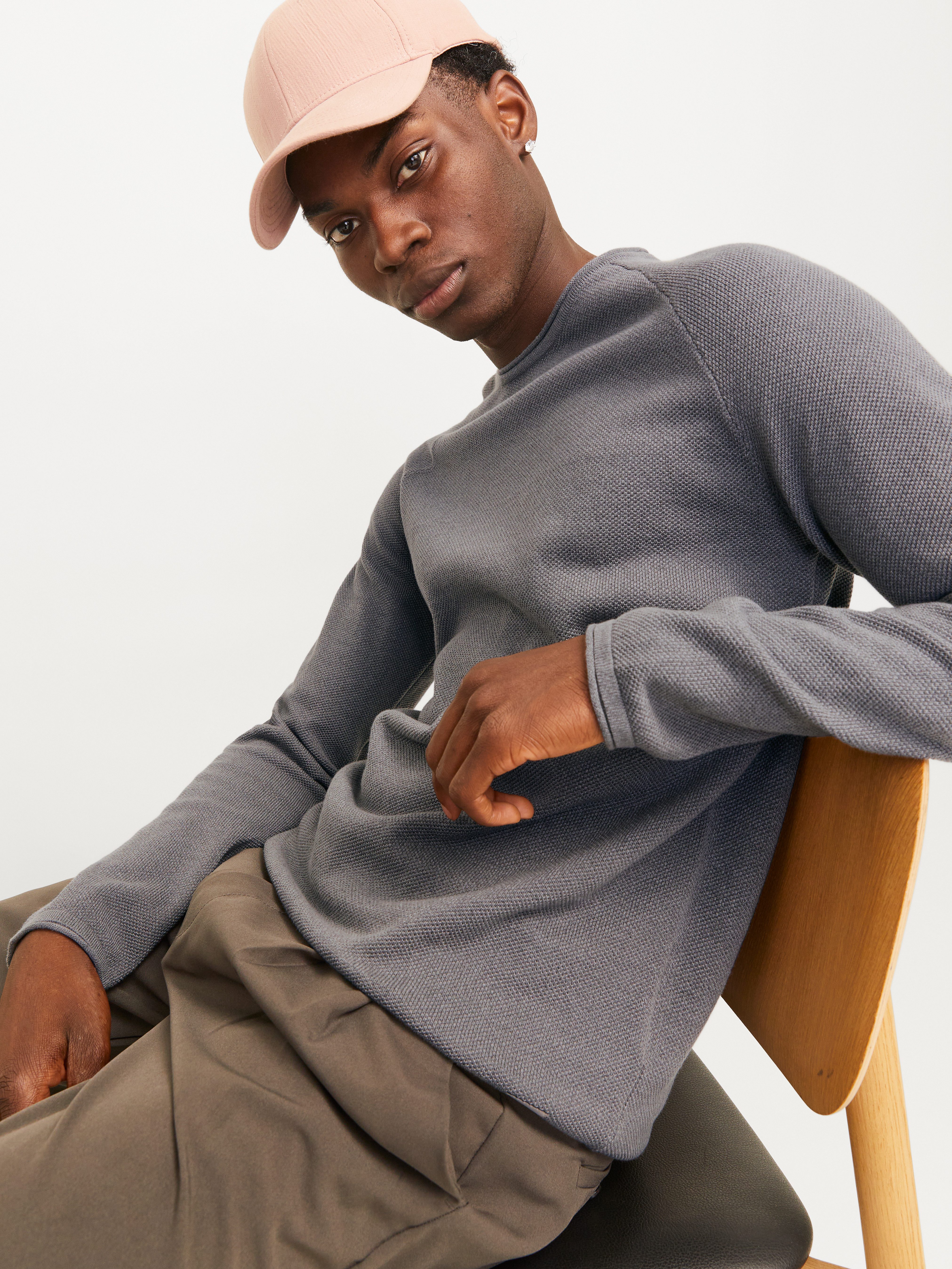 Jack & Jones Trui met ronde hals JJEHILL KNIT CREW NECK NOOS