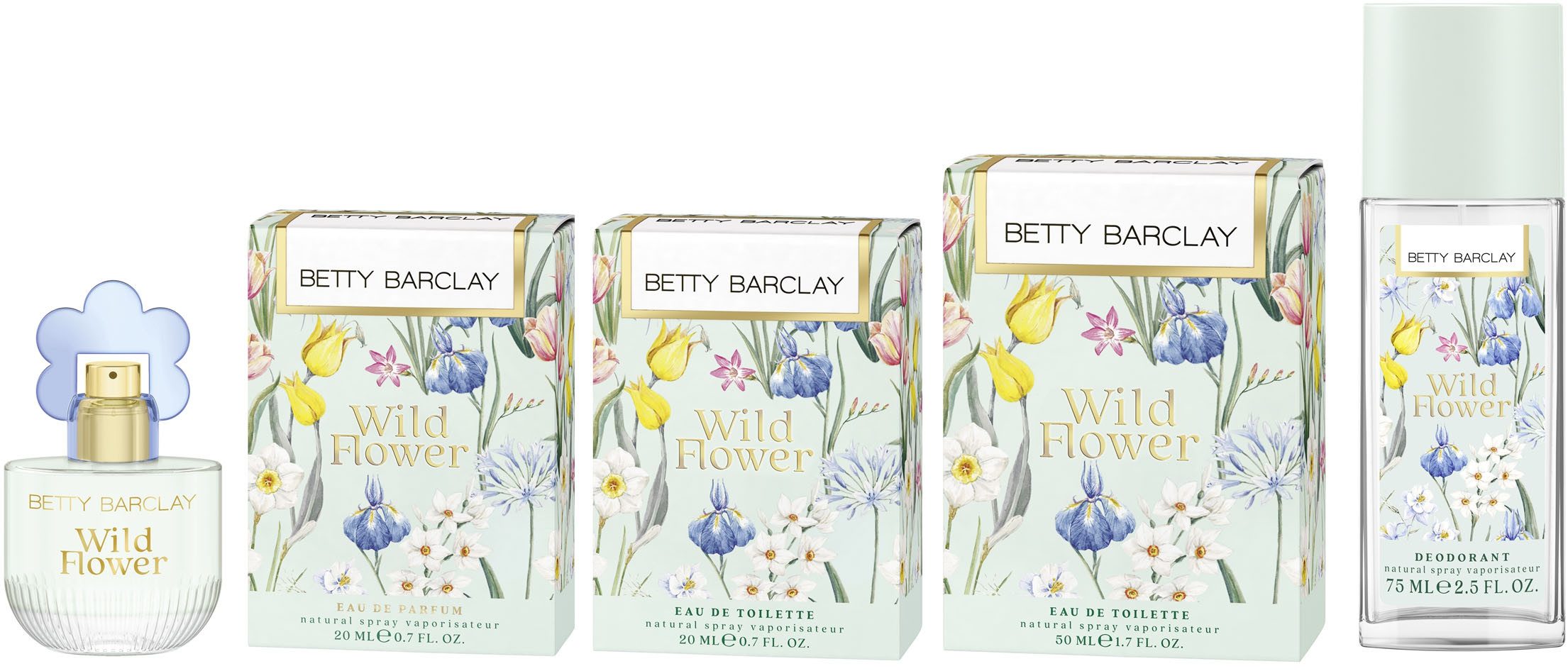 Betty Barclay Eau de toilette Betty Barclay Wild Flower EDT NATURAL SPRAY 50 ML (set, 1-delig)