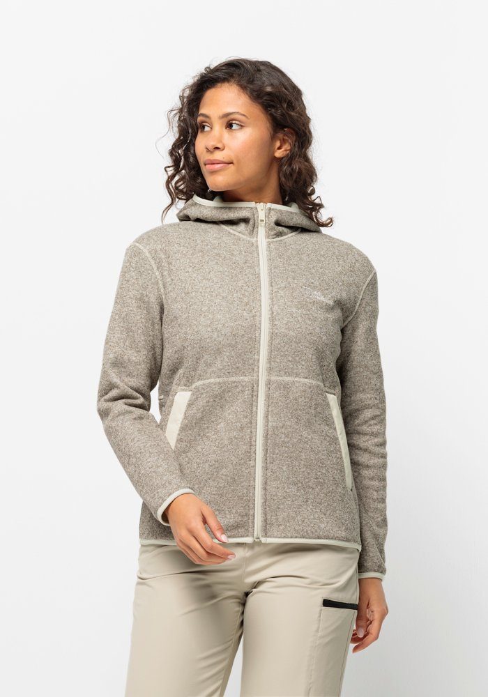 Jack Wolfskin Fleecejack TANNENSPUR JKT W dames fleece vesten maat XS (34) beige