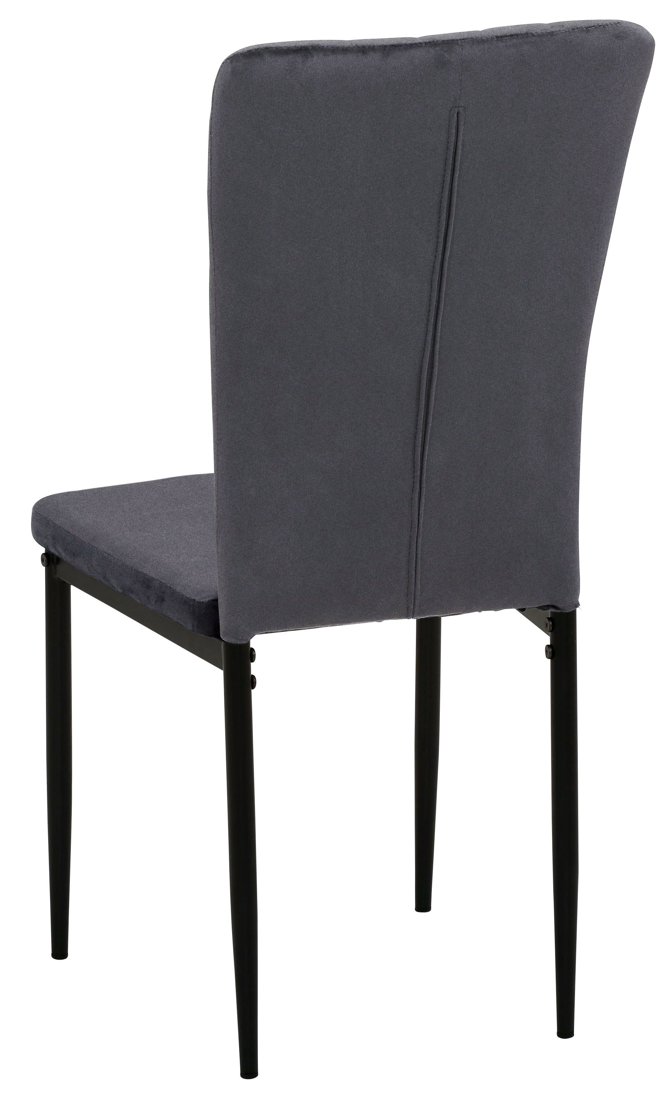 Home affaire Stoel met 4 poten Bergamo (set)