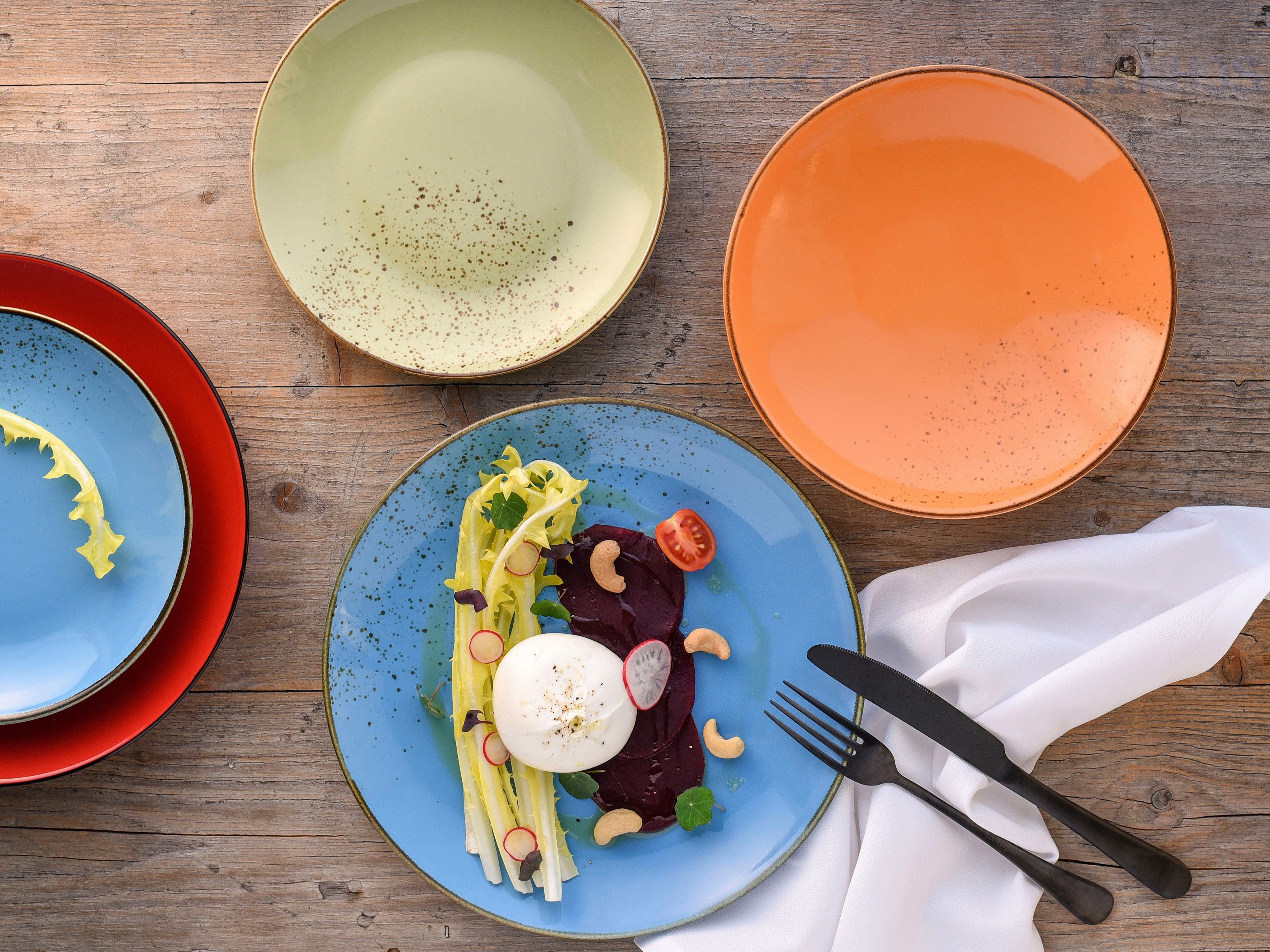 CreaTable Eetservies Servies-set NATURE COLLECTION Mediterran (set, 12-delig)
