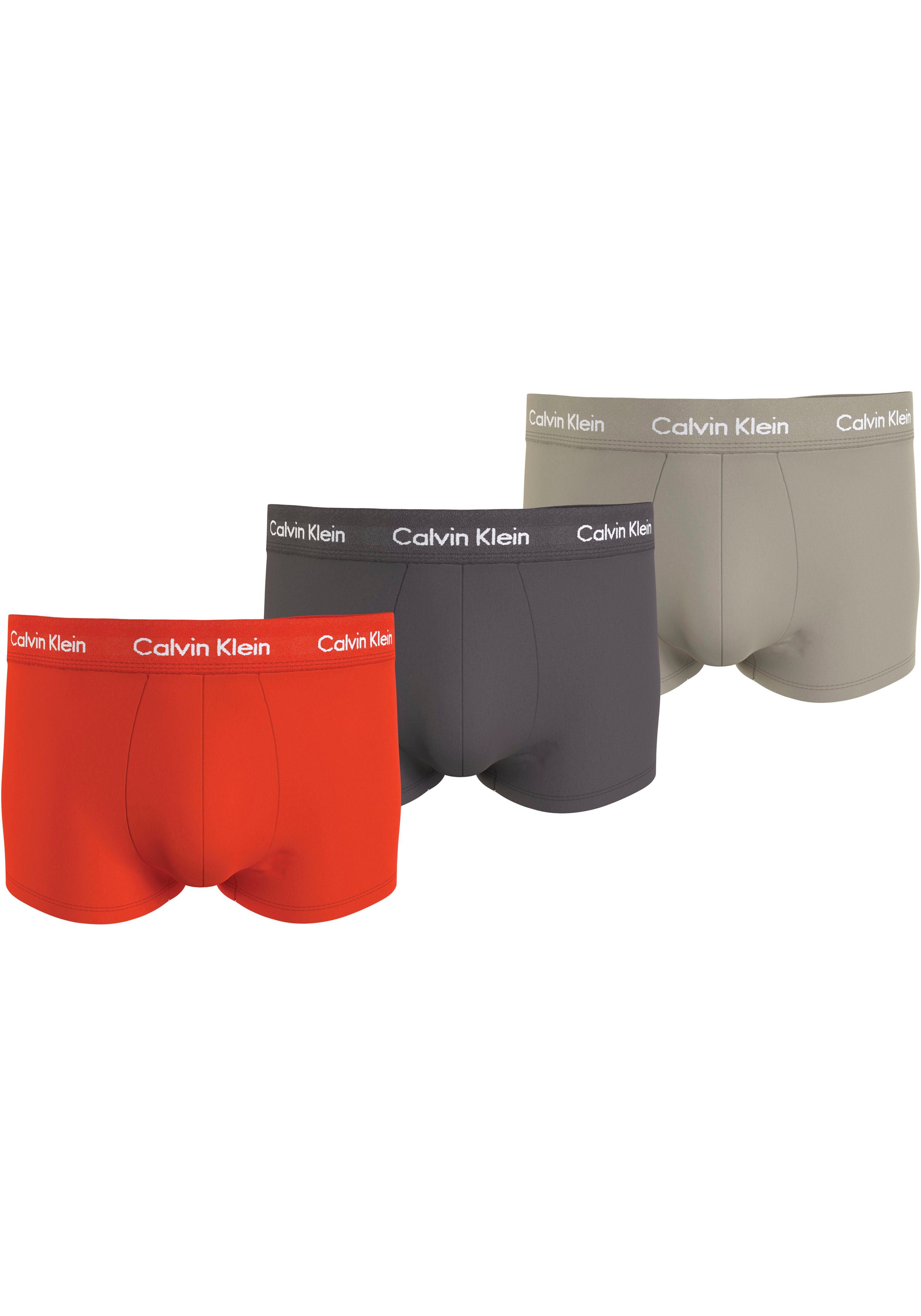 Calvin Klein Underwear Boxershort met elastische band met logo in een set van 3 stuks