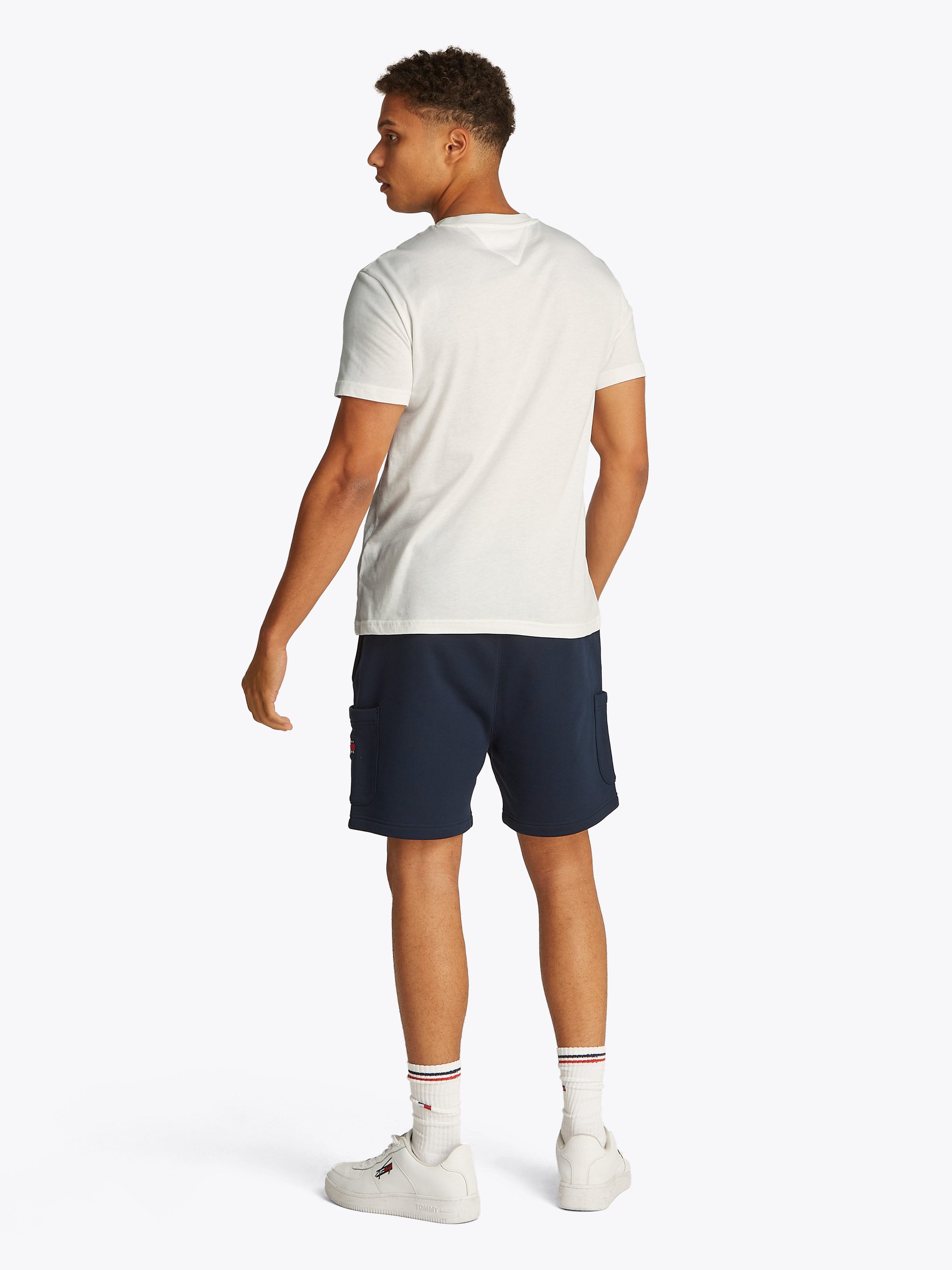 TOMMY JEANS Shirt met ronde hals TJM XSLIM 2PACK JERSEY TEE EXT (Set van 2)