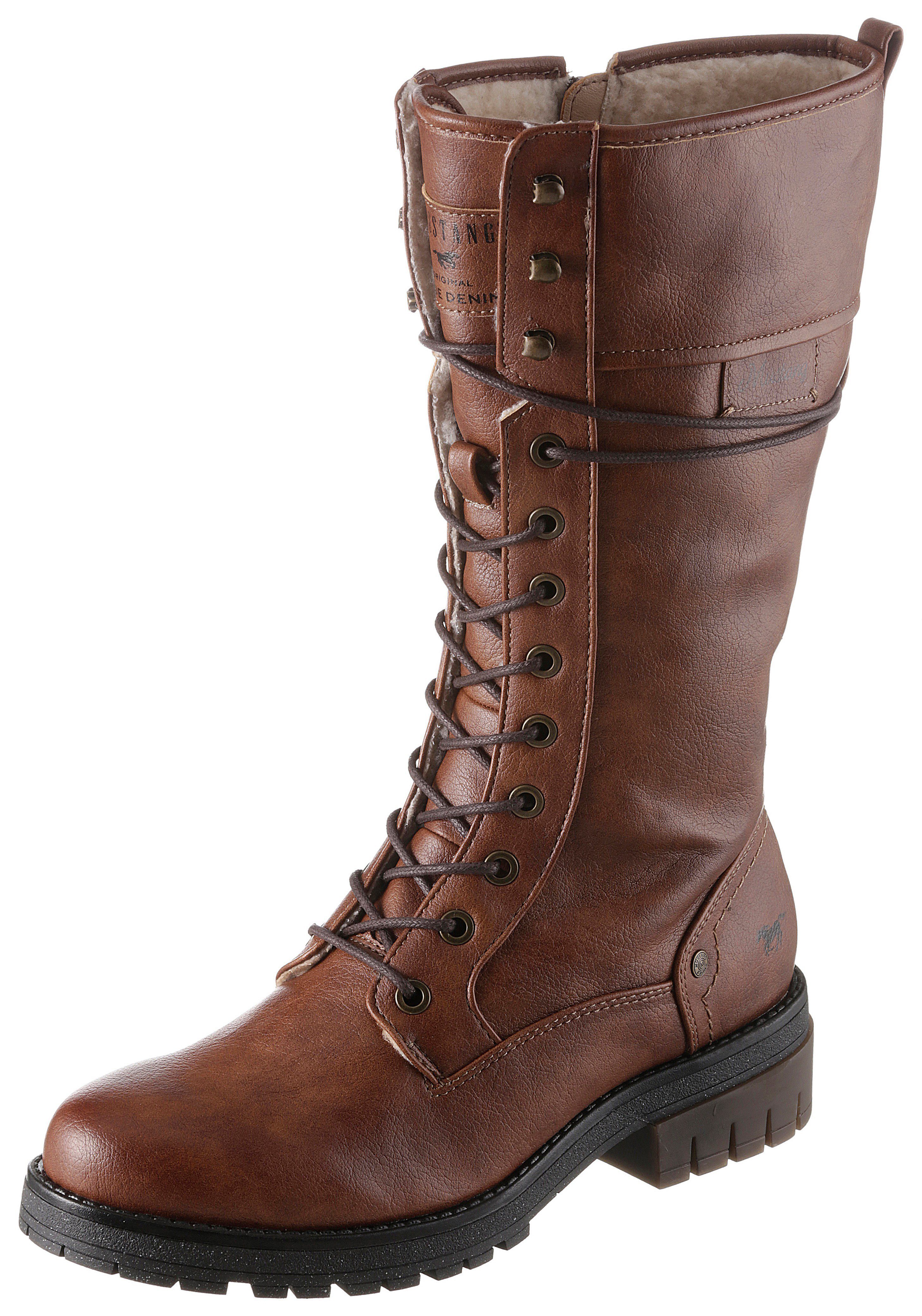 Mustang Shoes Winterlaarzen , laarzen, lange laarzen met variabele xs-schaft