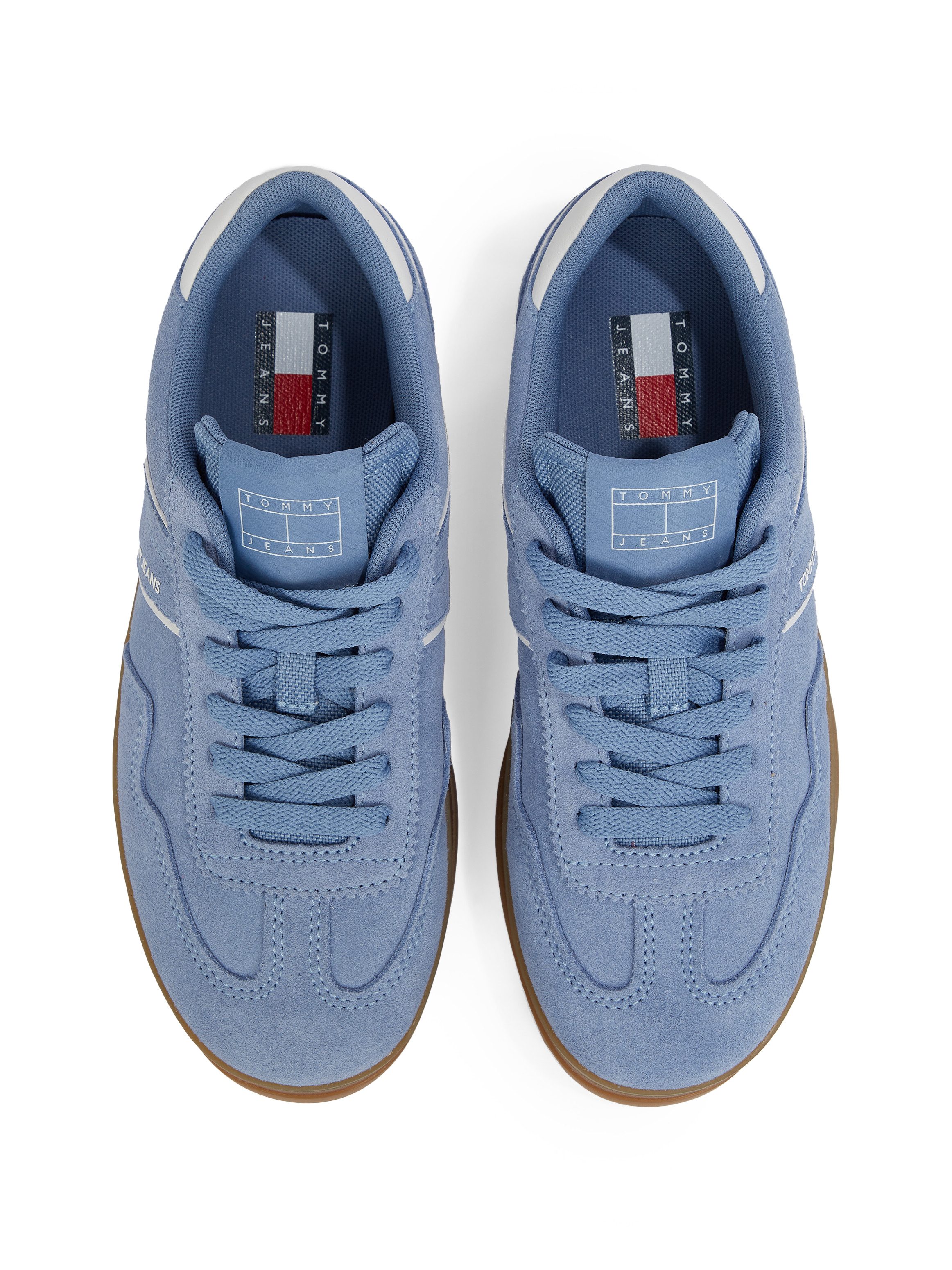 TOMMY JEANS Sneakers THE GREENWICH SUEDE , vrijetijdsschoen, halfschoen, veterschoen met gepolsterde schacht