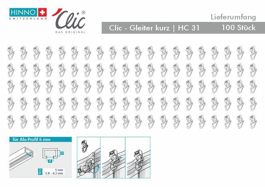 HINNO Klik-runner -clic HC31 klik-runner