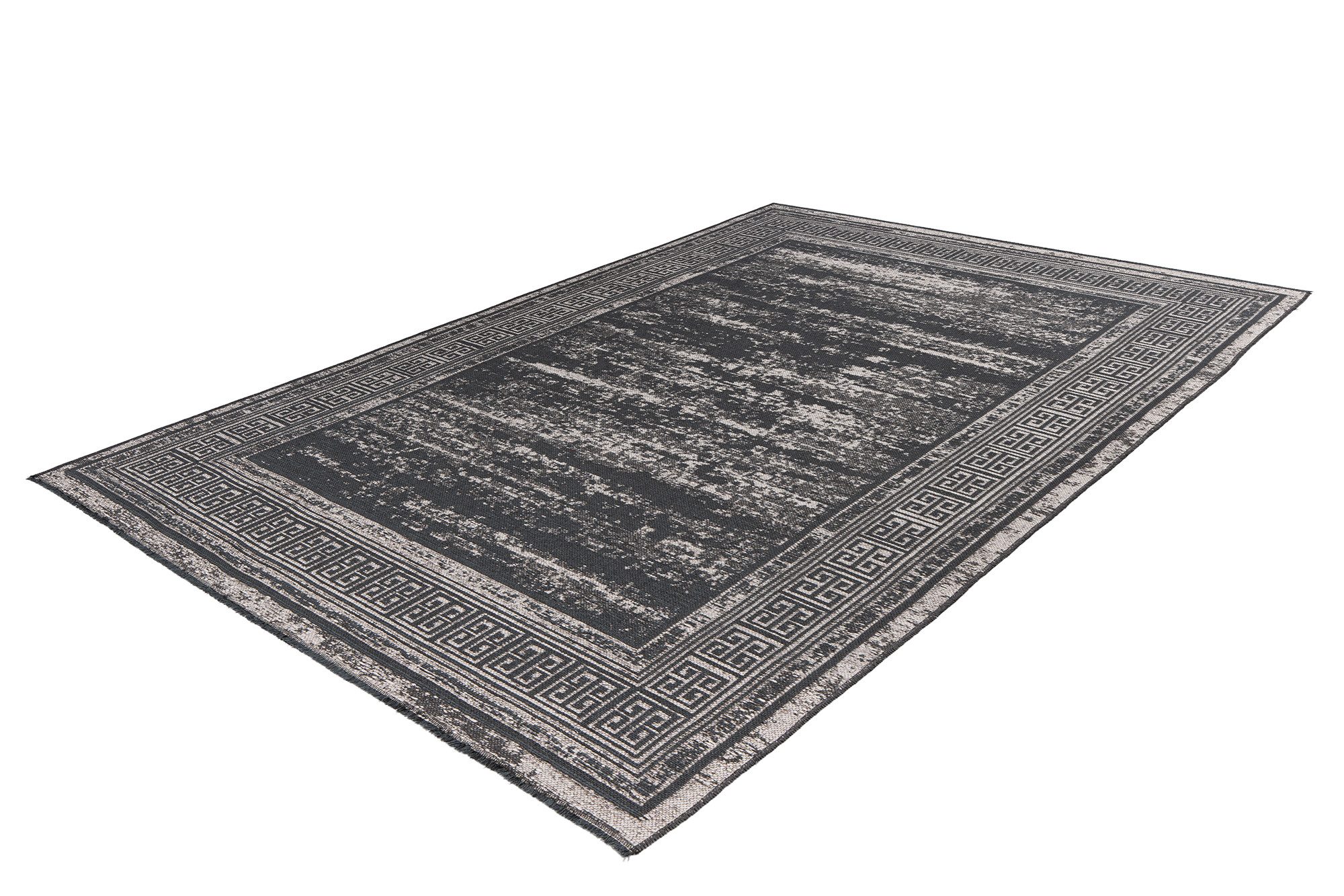 Kayoom Vloerkleed Kalea 325 Vlakweefsel tapijt met reliëfontwerp, used-look, moderne kleuren