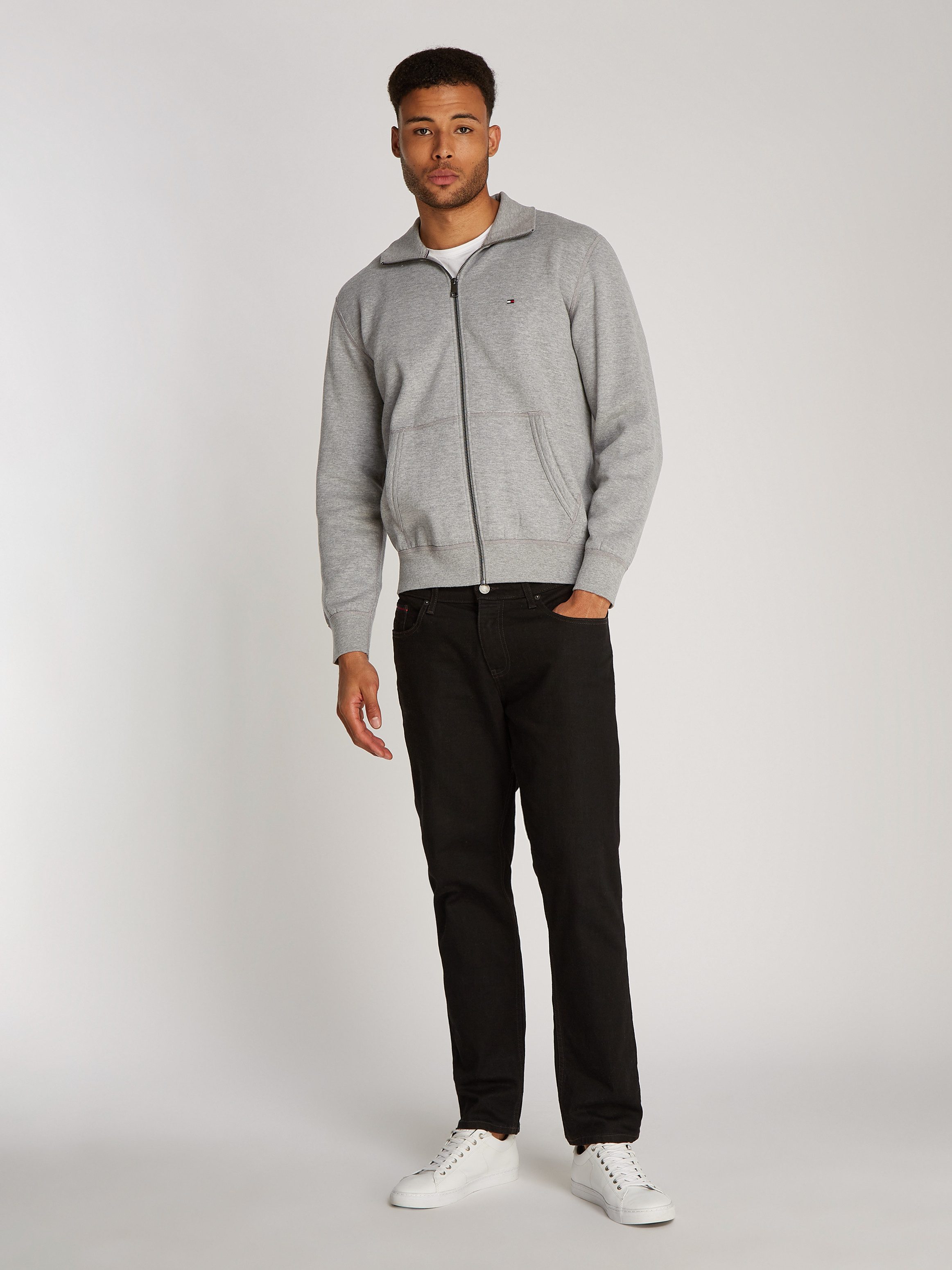 Tommy Hilfiger Sweatvest ESSENTIAL FLEECE ZT STAND COLLAR