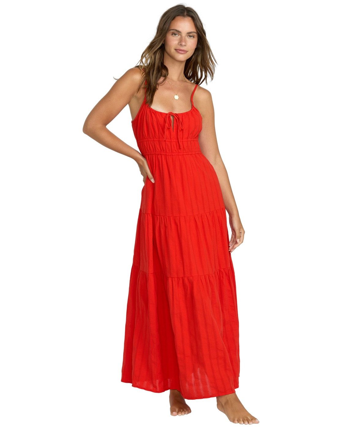 Billabong Maxi-jurk Red Aloha