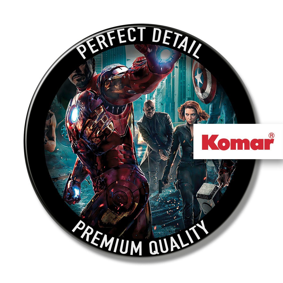 Komar Fotobehang Avengers-Filmposter - Afmeting 184 x 254 cm (1 stuk)