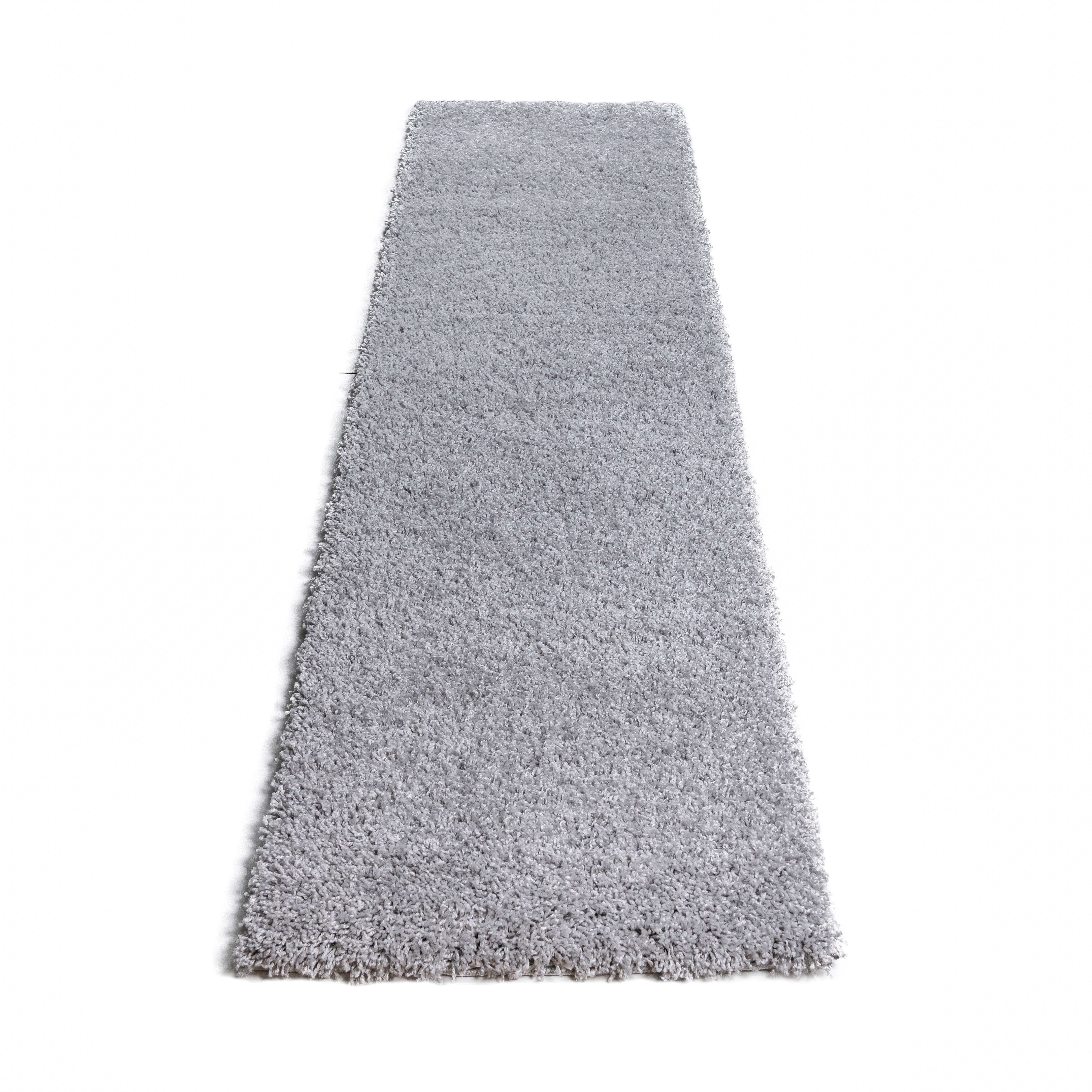 my home Loper Shaggy 30 Tapijtloper, brug, unikleuren, bijzonder zacht en behaaglijk