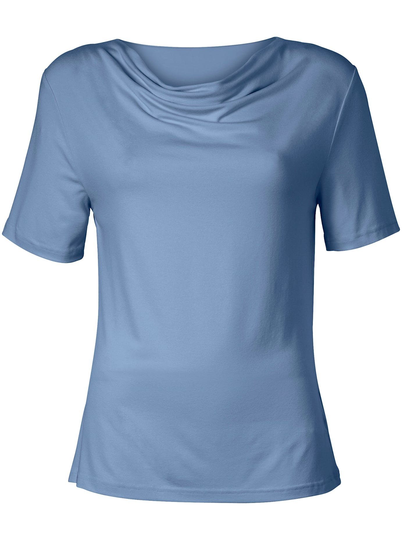 Classic Inspirationen Shirt met cascadehals Shirt (1-delig)