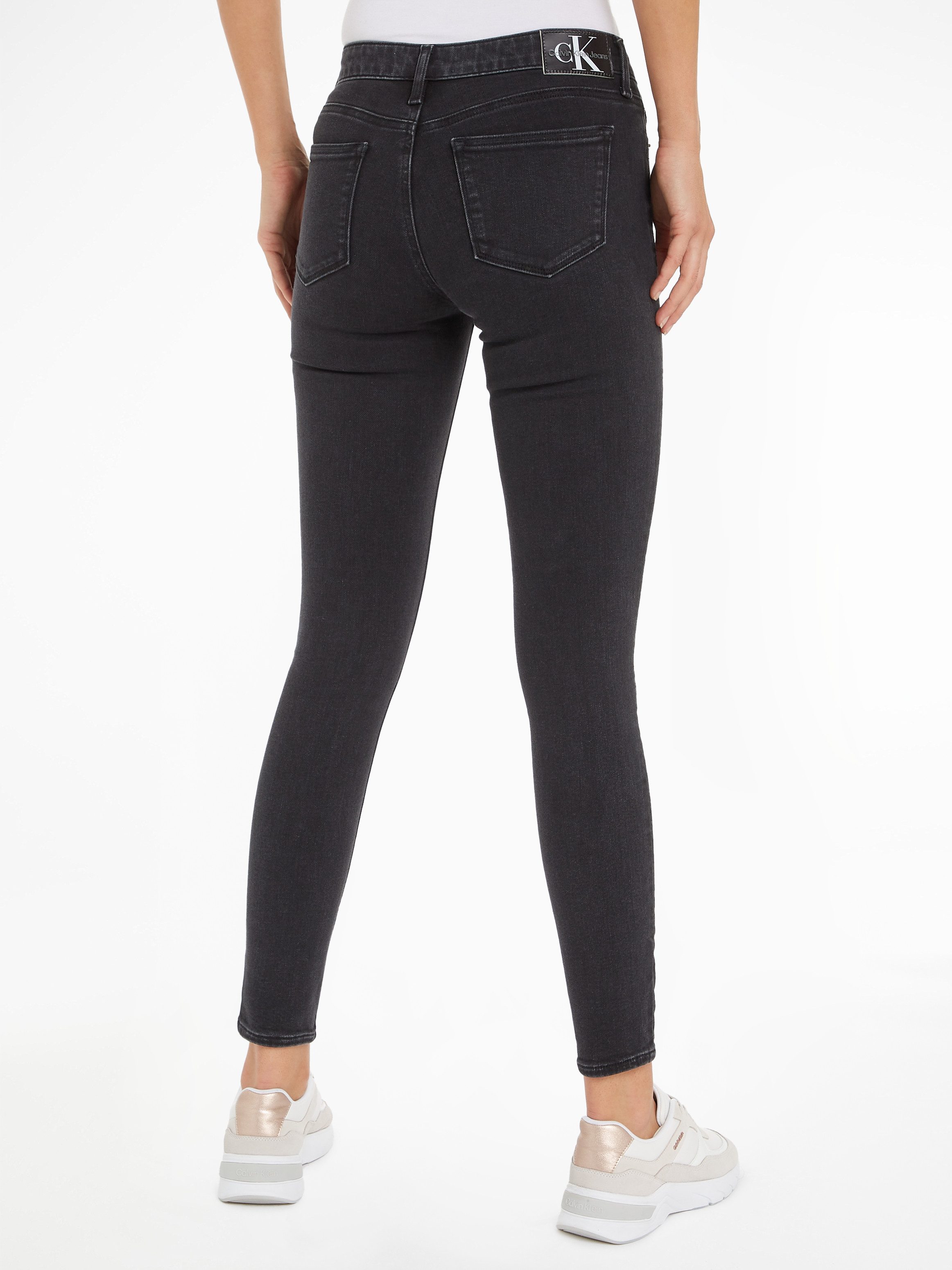 Calvin Klein Skinny fit jeans Mid rise skinny in 5-pocketsstijl