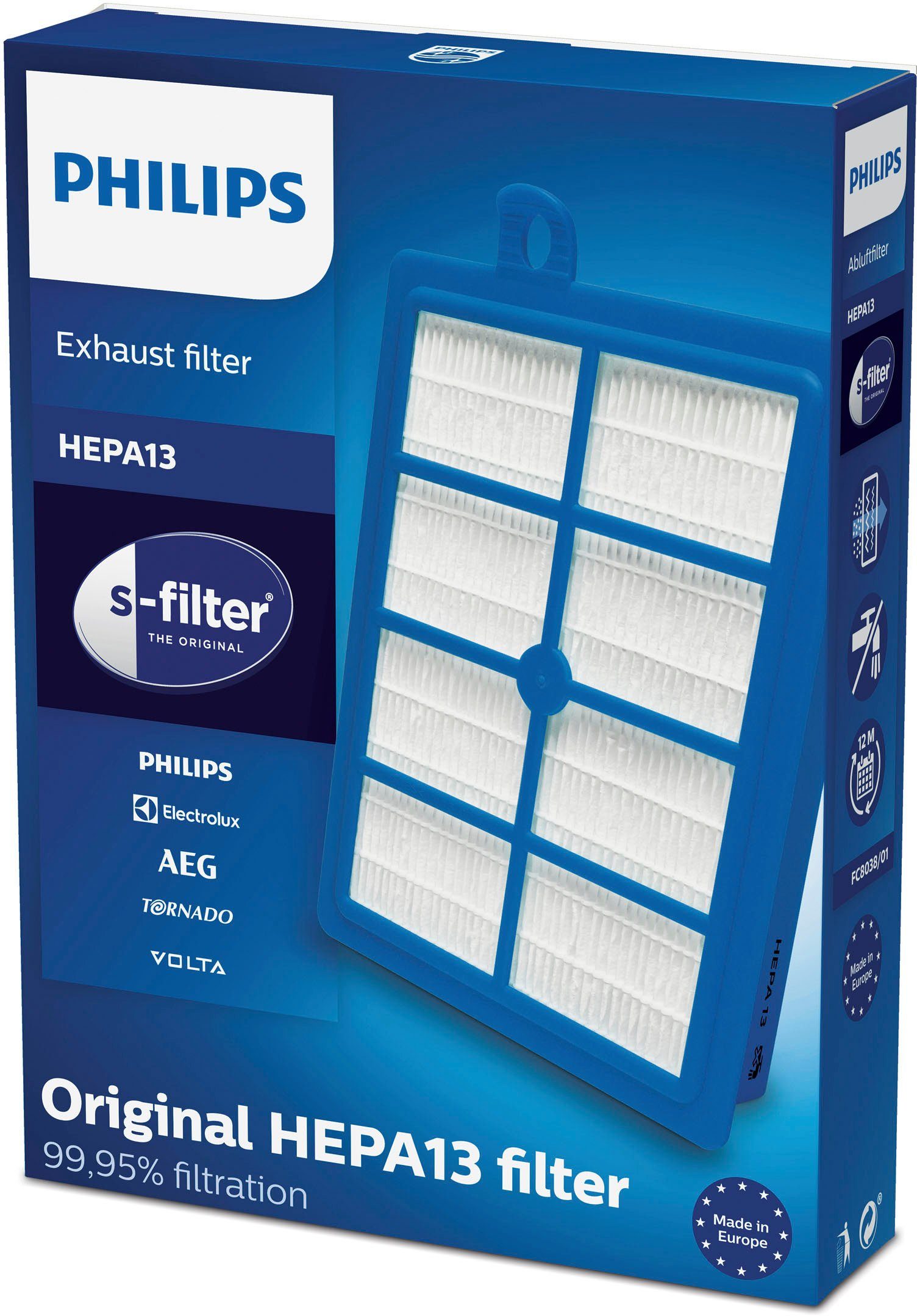 Philips Uitblaasfilter FC8038/01 (set, 1-delig)