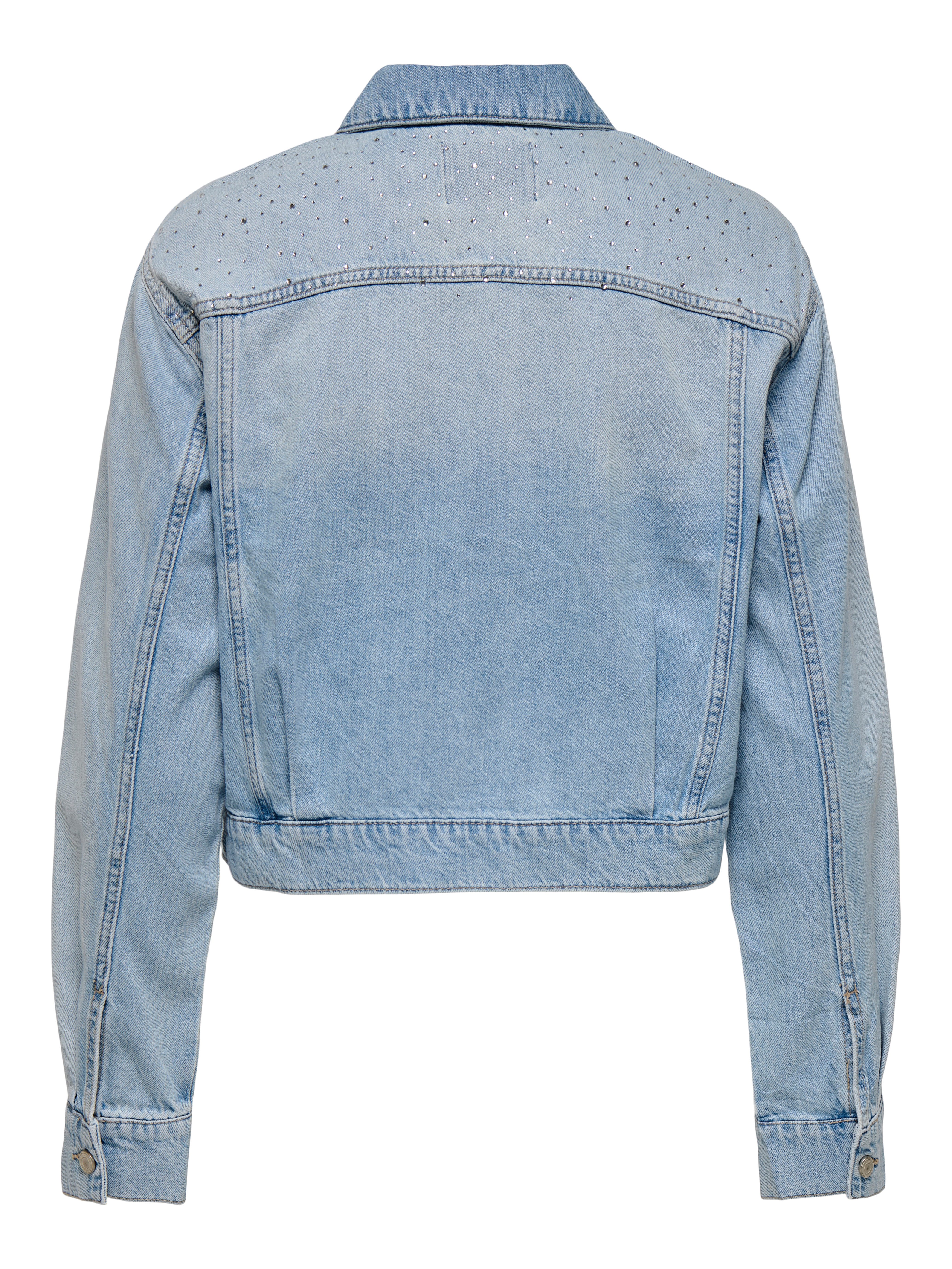 Only Jeansjack ONLLUMI LS RHINESTONE JACKET DNM PIM