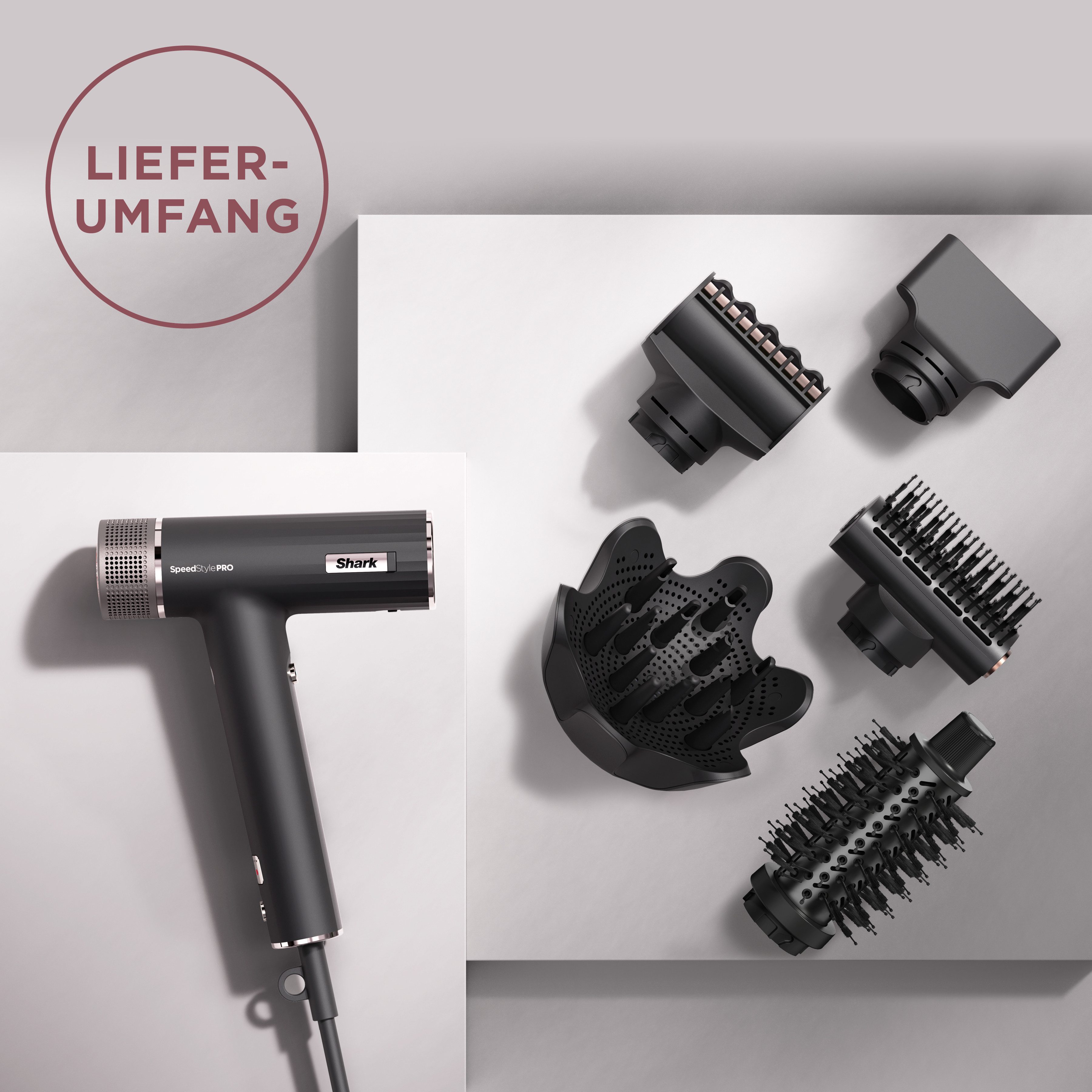 Shark Ionic haardroger Shark Speedstyle Pro 5-in-1 Haartrockner HD752EU