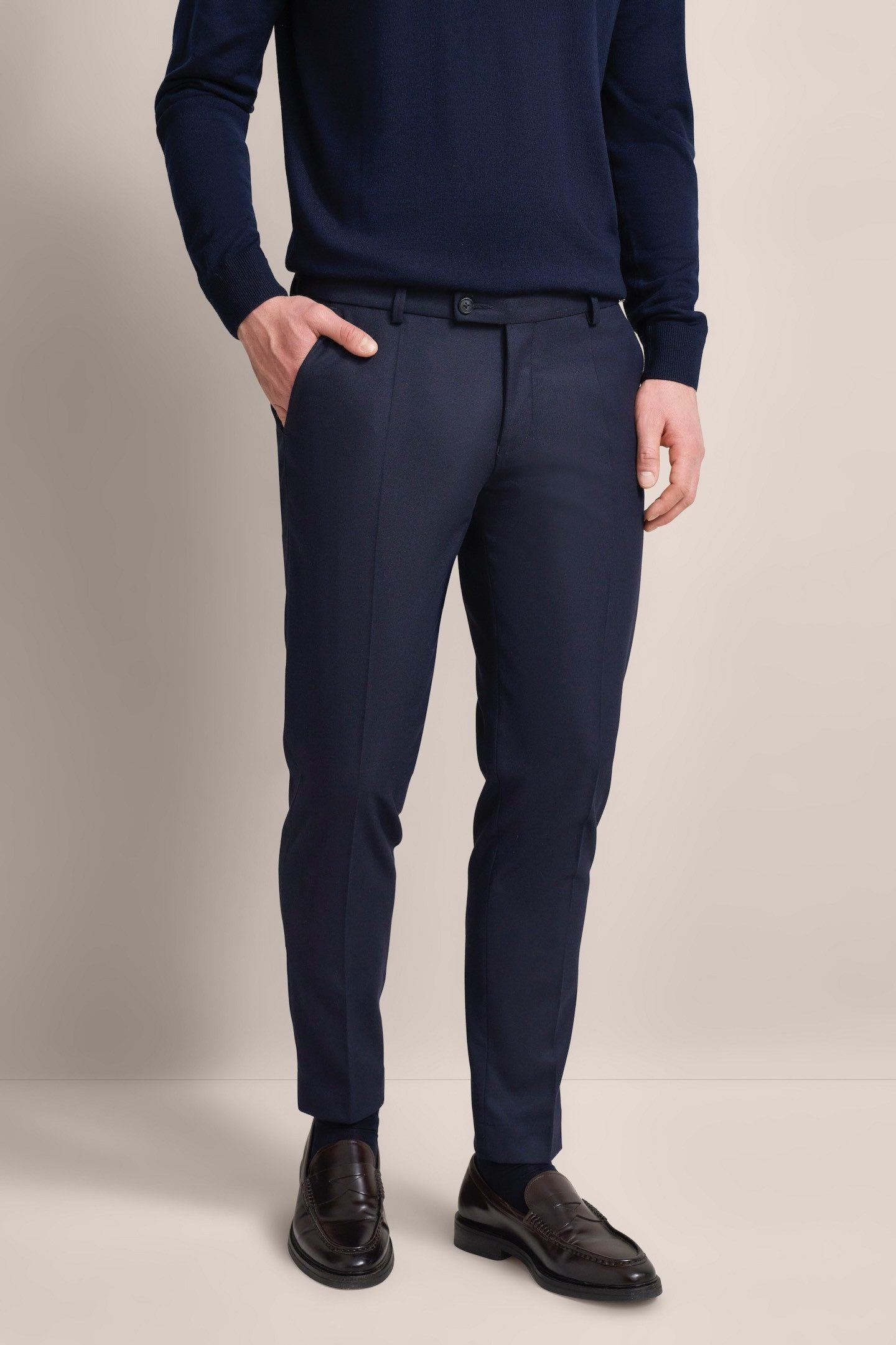 Bugatti Stoffen broek met moderne vorm