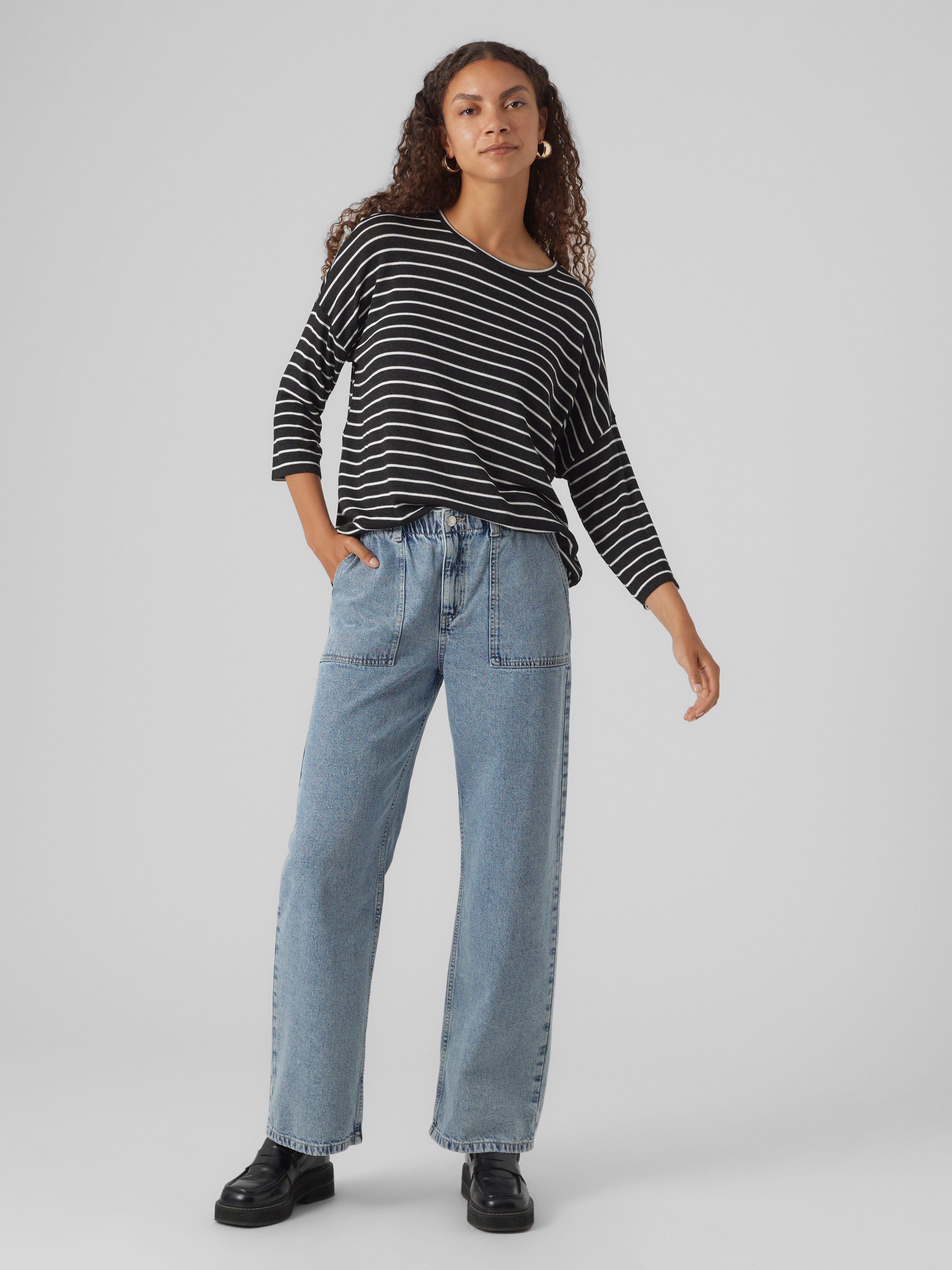 Vero Moda Trui met ronde hals VMBRIANNA 3/4 PULLOVER BOO REP