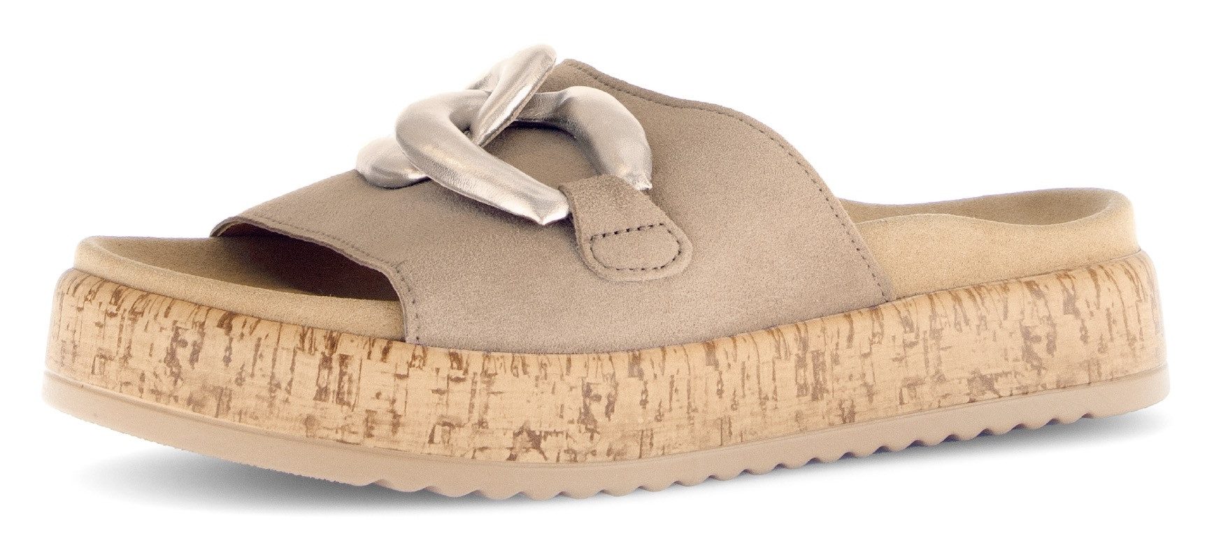 Gabor Slippers dames sandaaltjes maat 44 beige